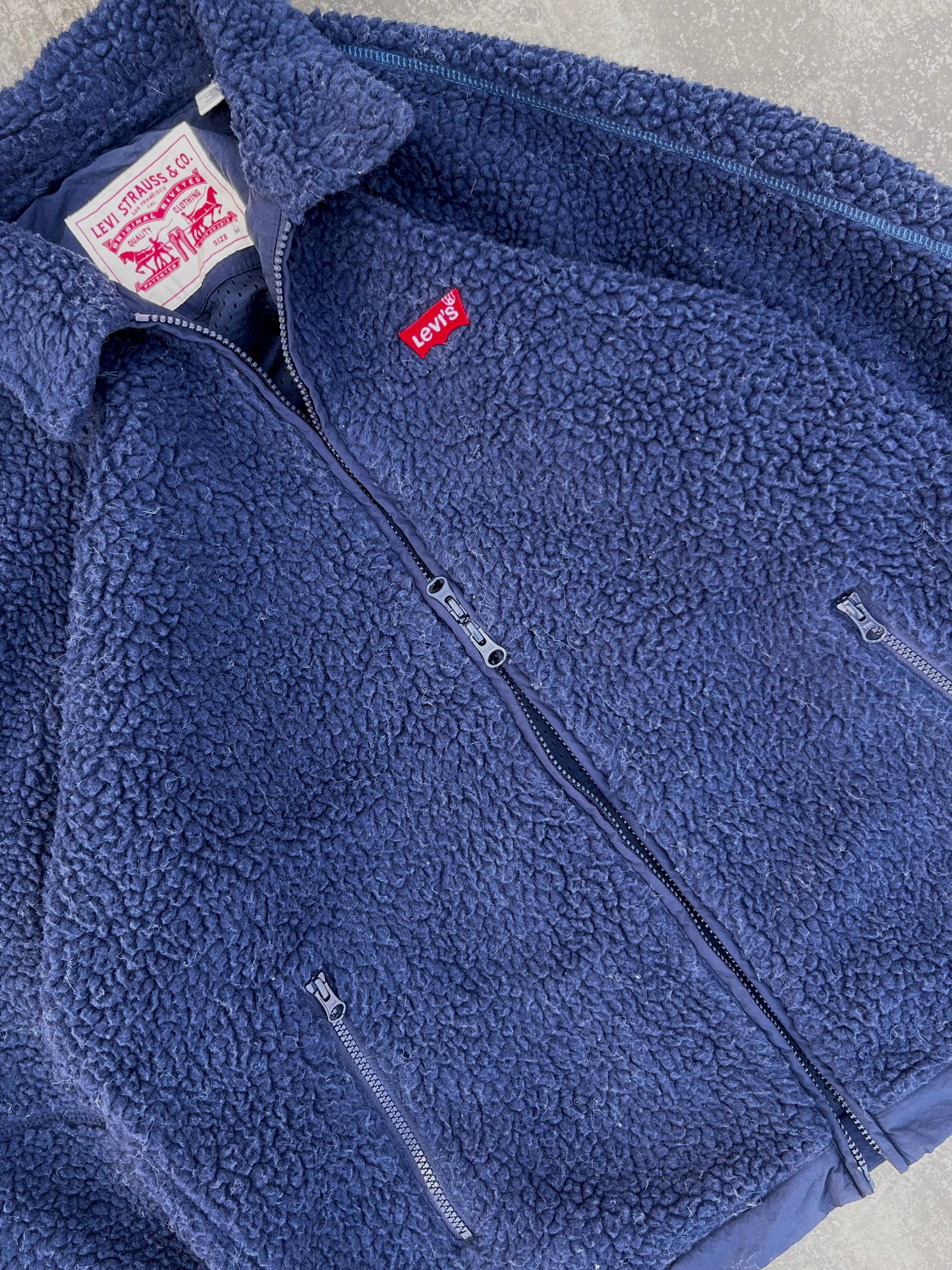 Vintage Levi's Fleece Jacket ( Rare Find ) (L)