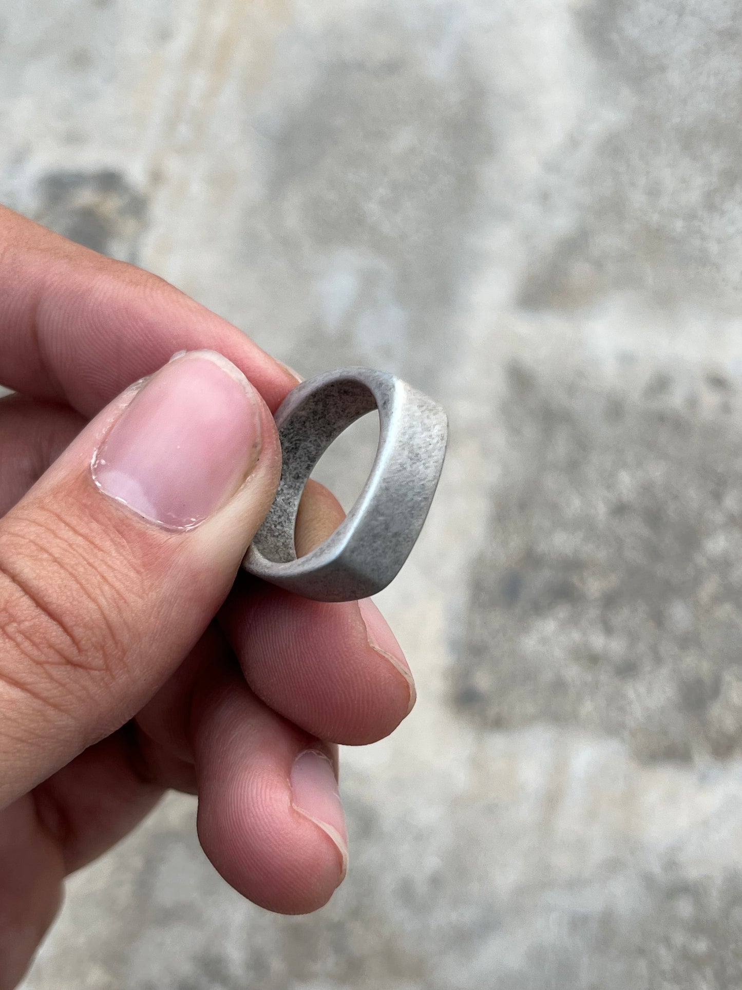 Vintage Titanium Metal Ring