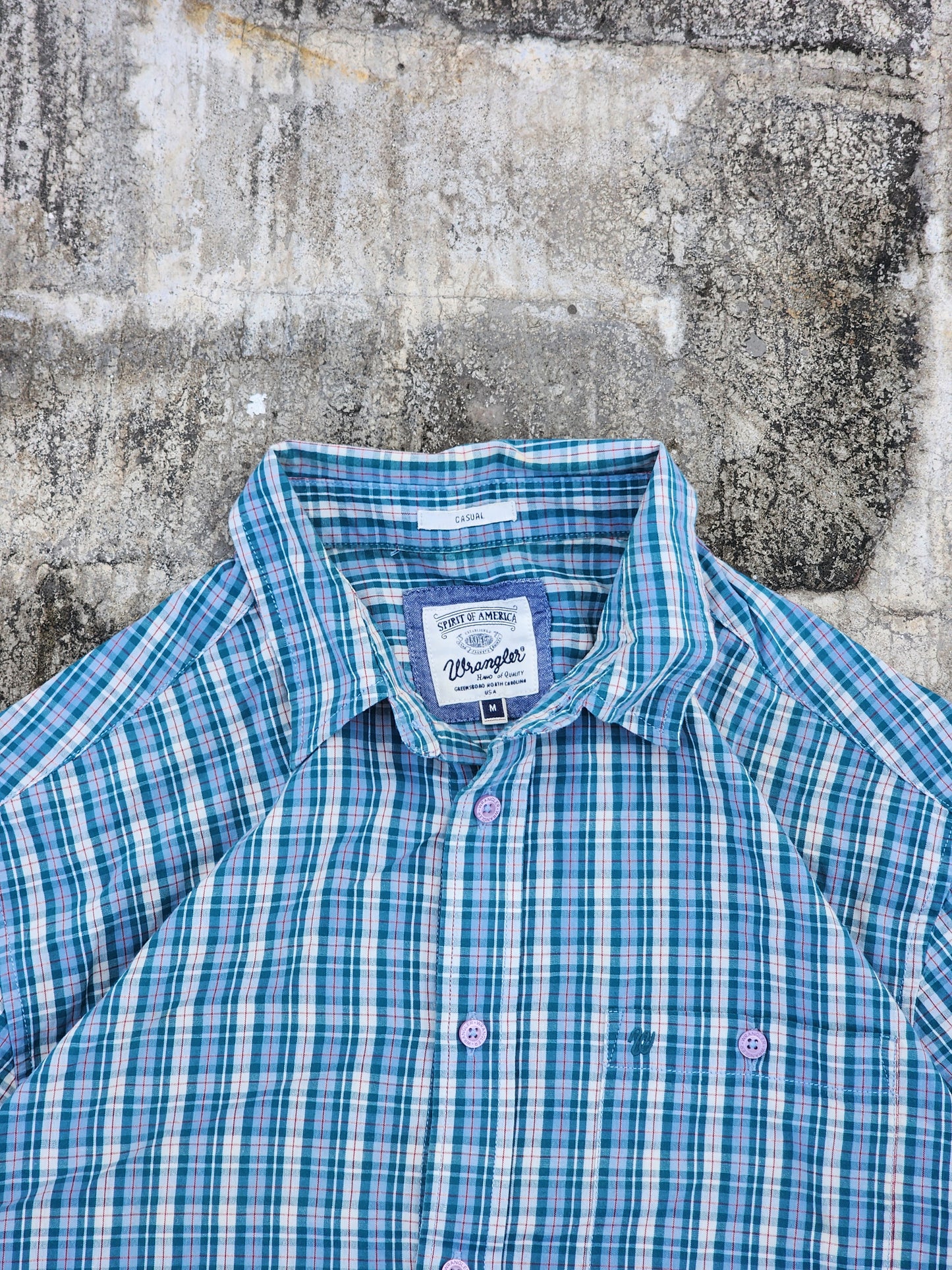 Vintage Wrangler Button Up Tee (L/XL)