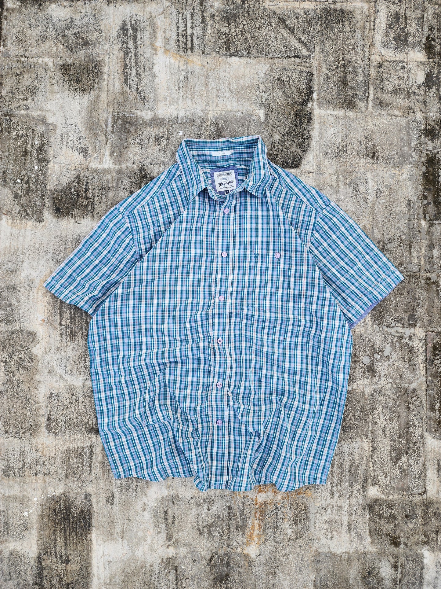 Vintage Wrangler Button Up Tee (L/XL)