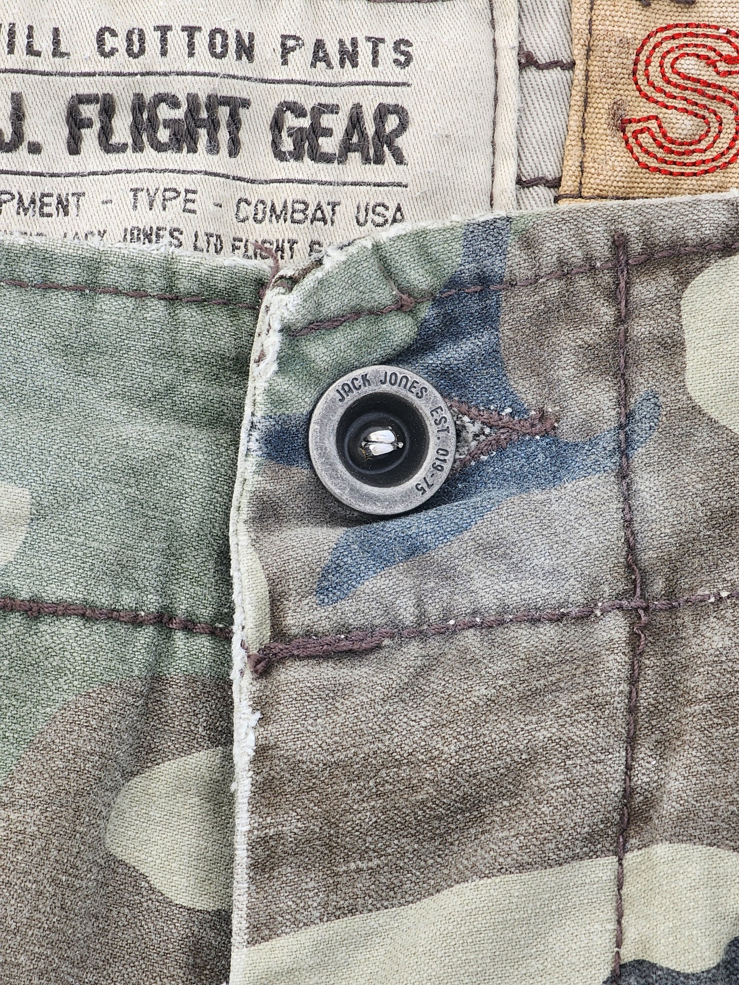 Jack and Jones Workwear Camo Jorts (31)