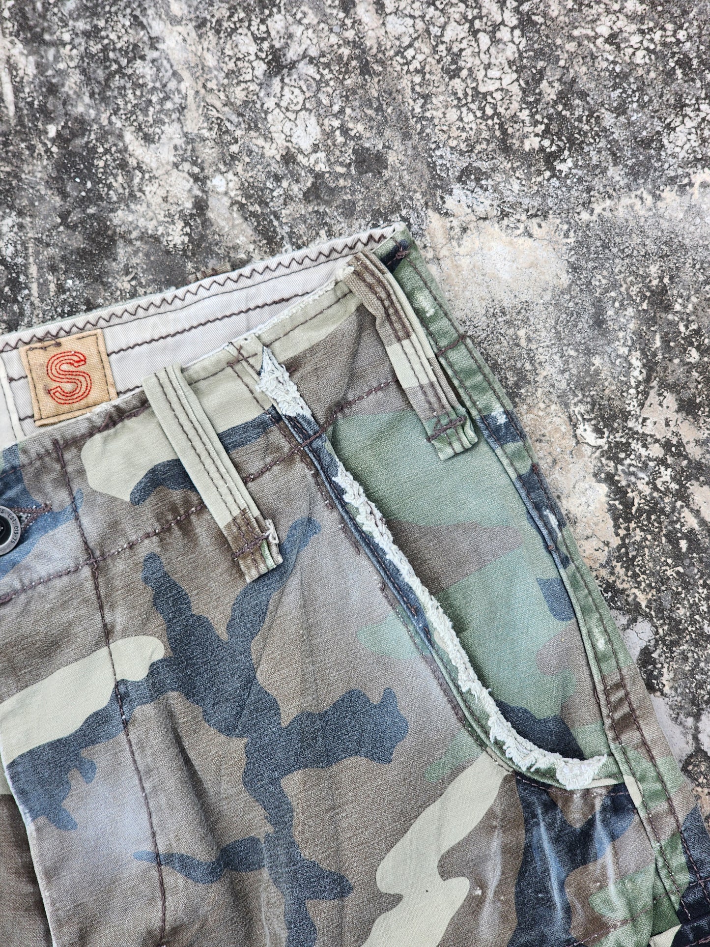 Jack and Jones Workwear Camo Jorts (31)
