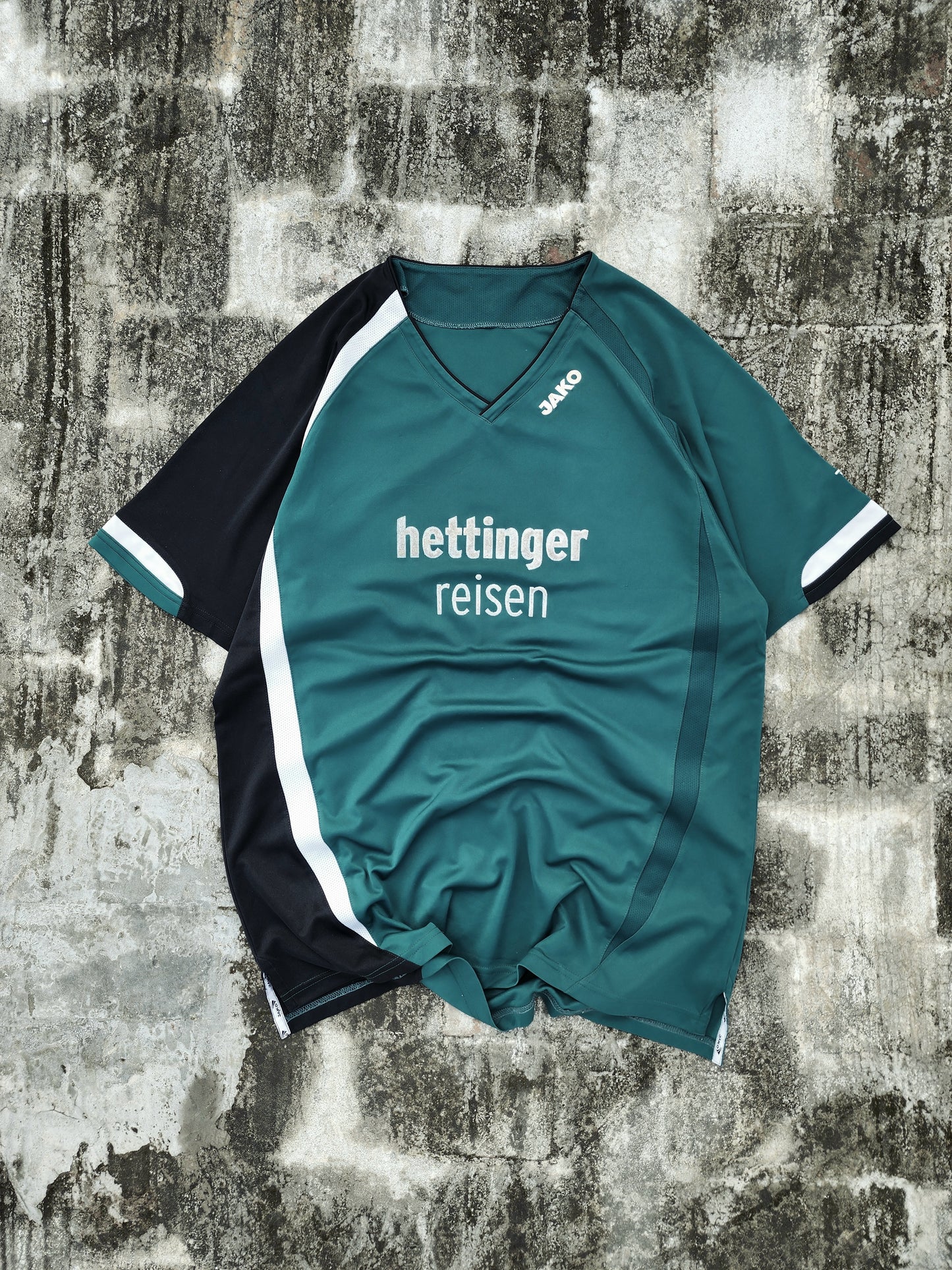 Vintage Jako Green hettinger reisen Jersey (L)