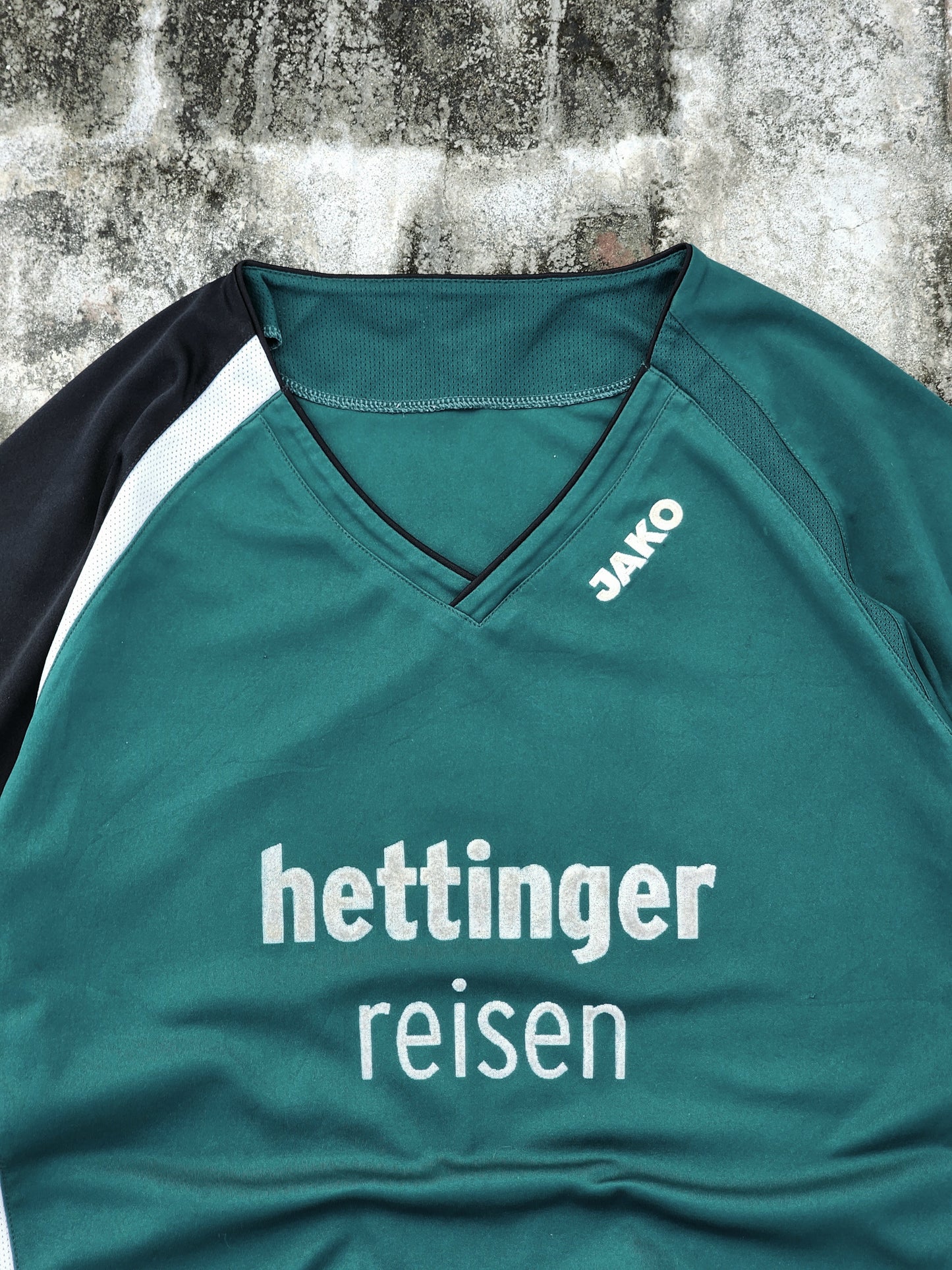 Vintage Jako Green hettinger reisen Jersey (L)
