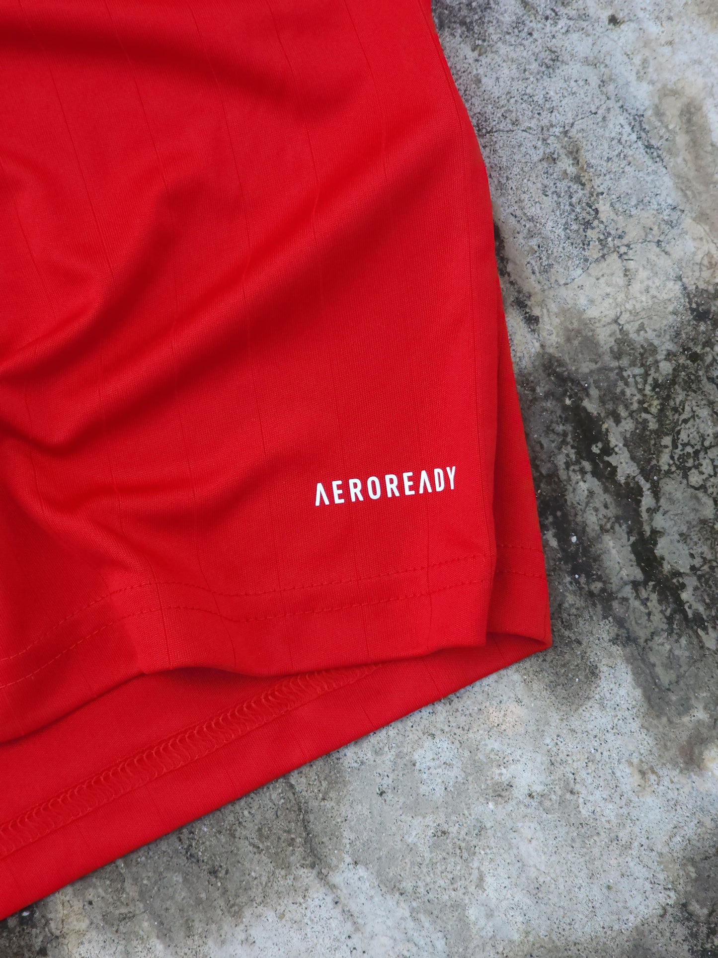 Vintage Adidas Red Aeroready Jersey (S)