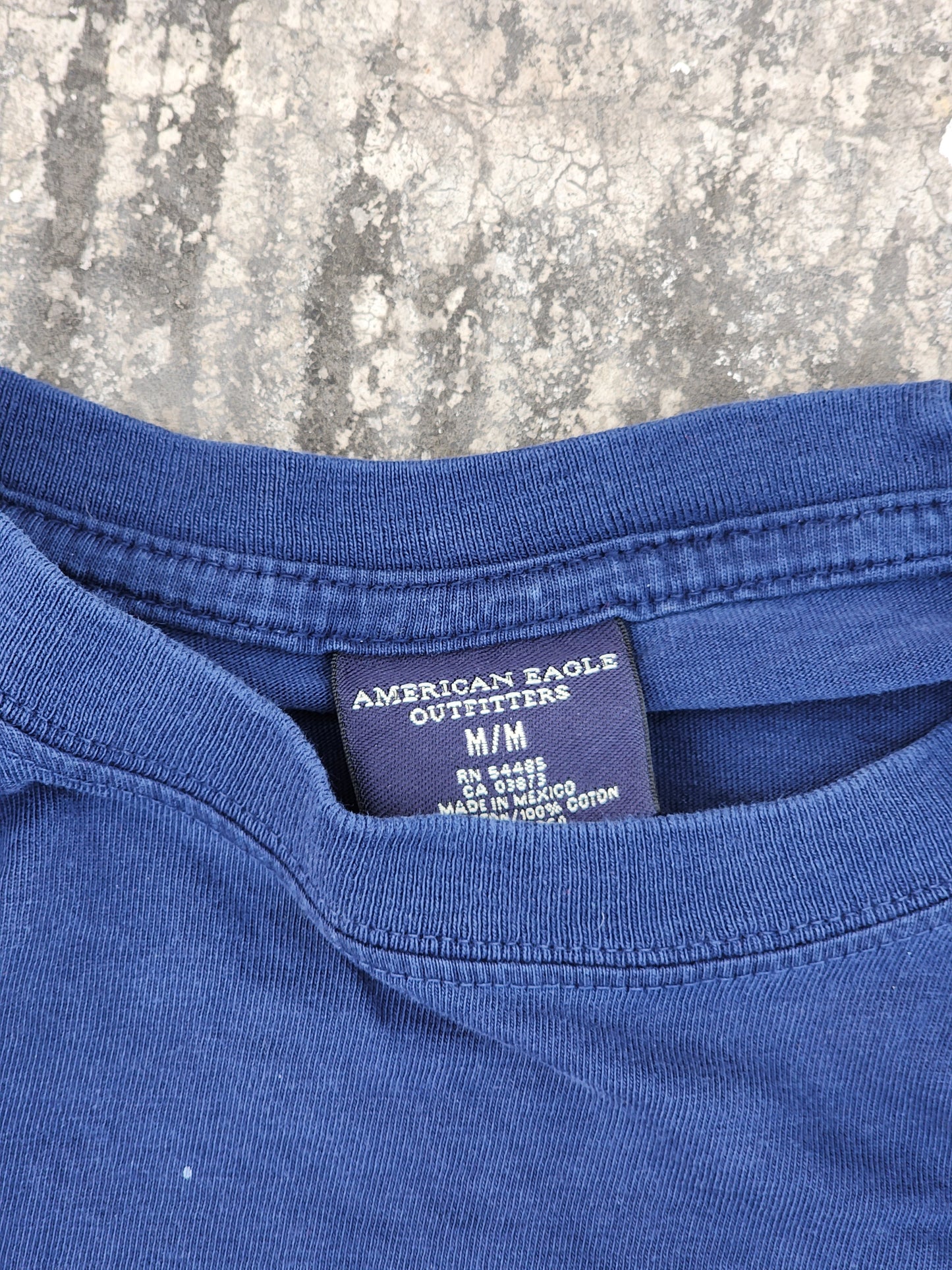 Vintage American Eagle Blue Full Sleeves Tee (L)