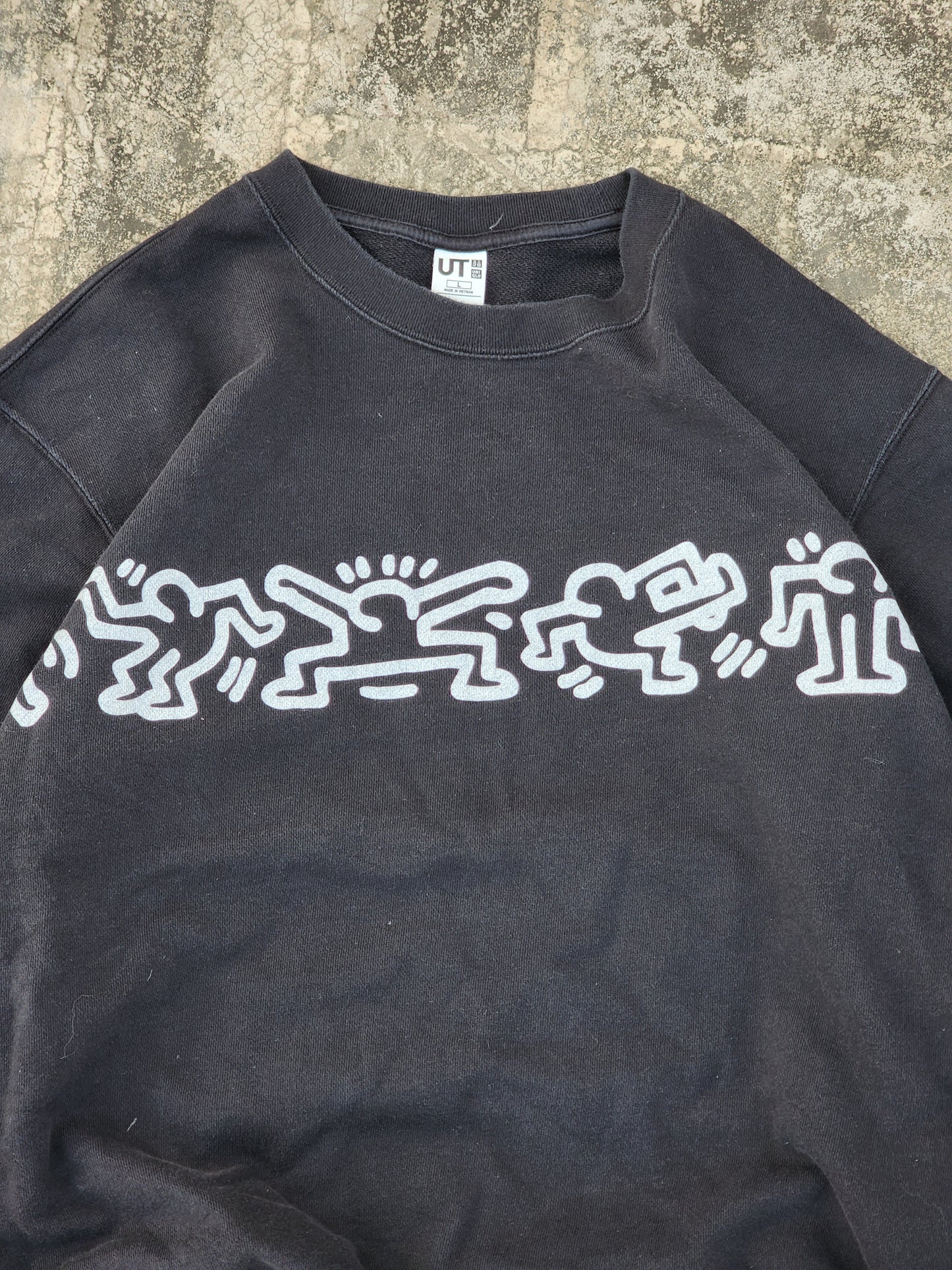 Uniqlo x Keith Haring Pop Art Sweatshirt Crewneck (L)