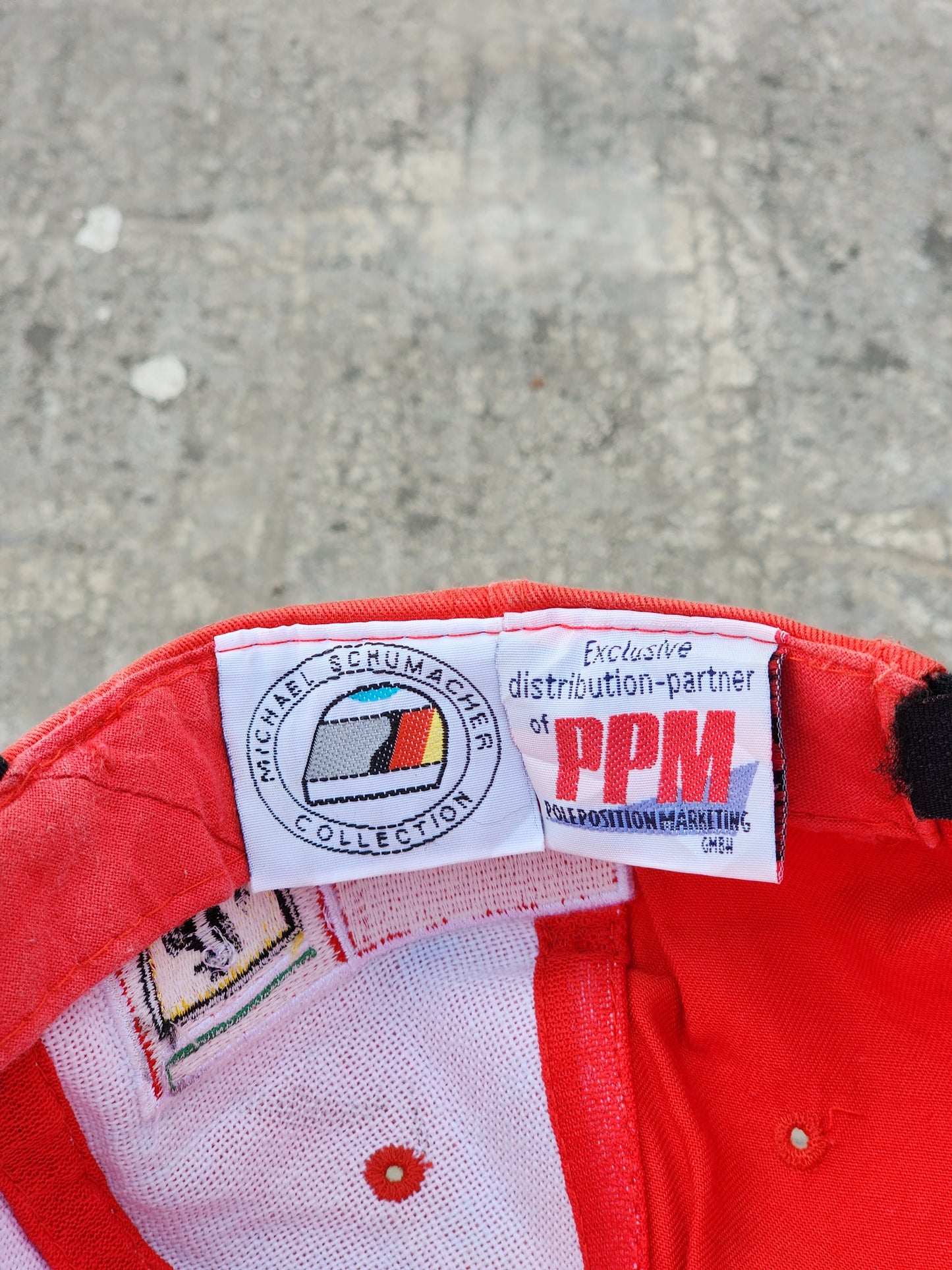 Vintage Ferrari F1 Official Michael Schumacher Collection Dekra Cap