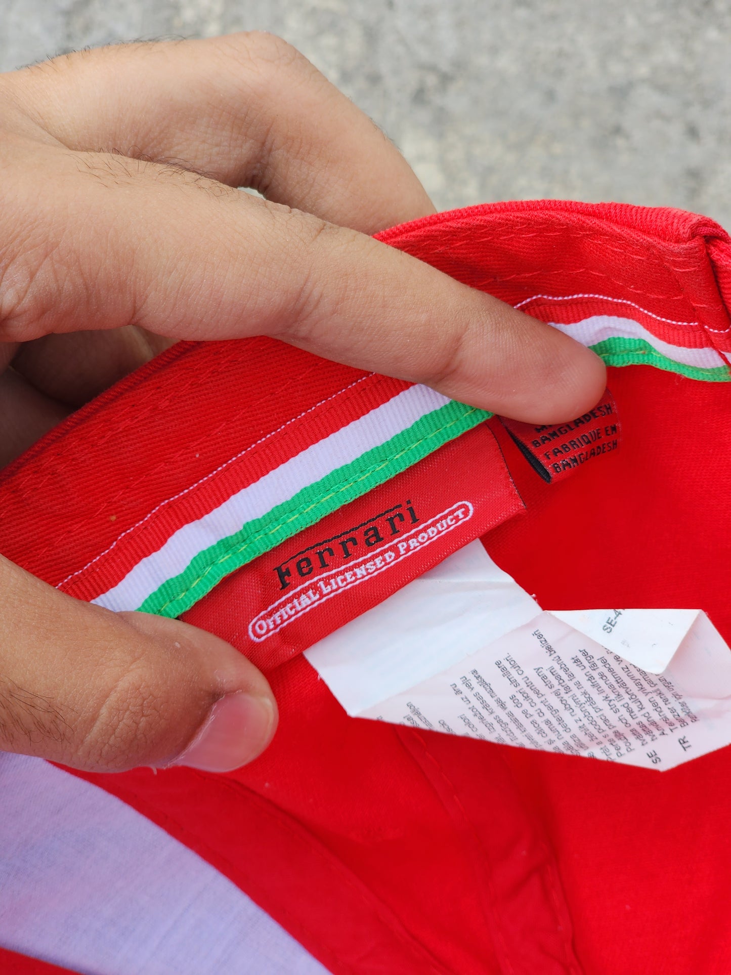Vintage Ferrari Official Licensed Logo Cap