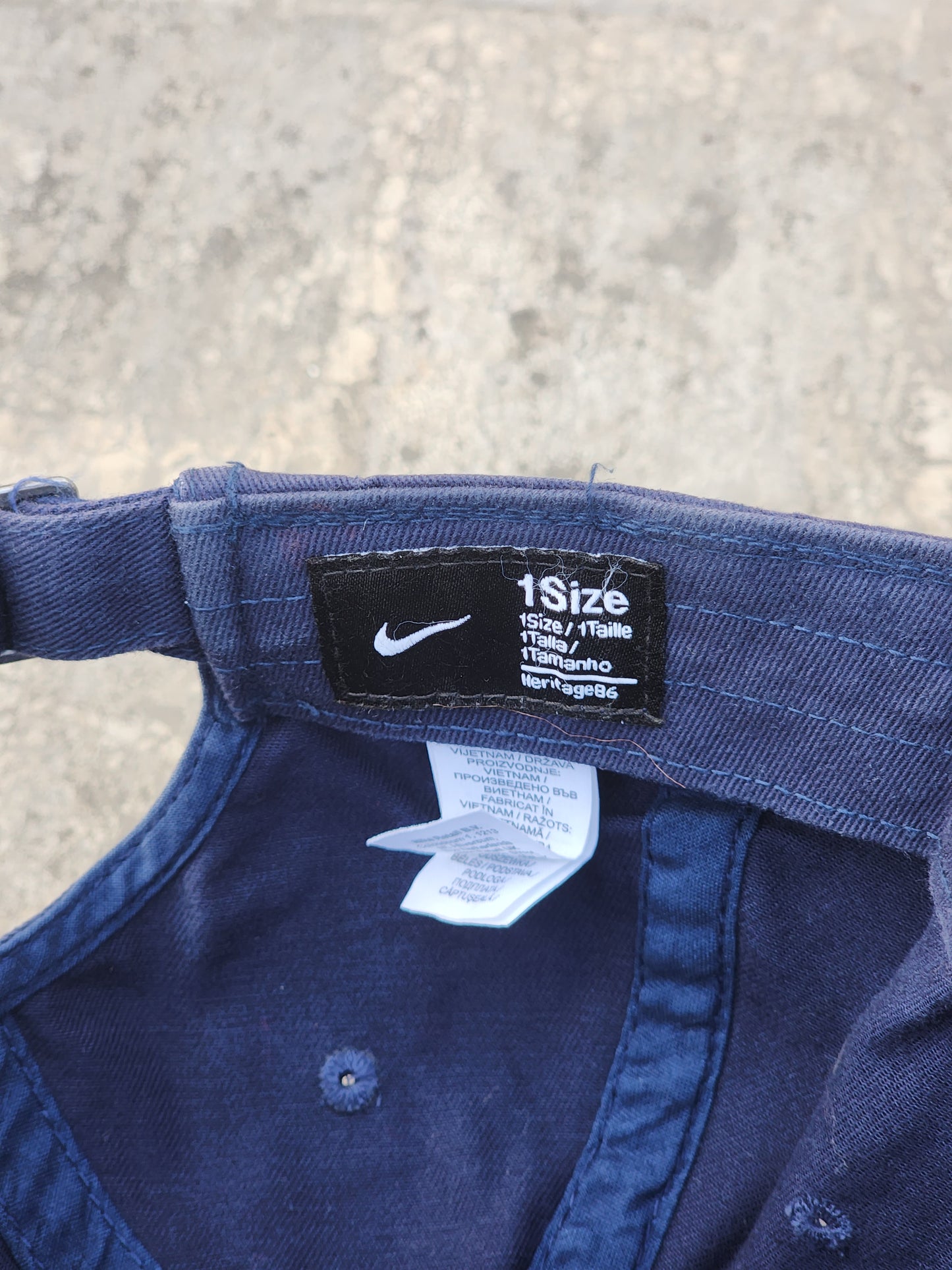 Vintage Nike FC Barcelona Blue Cap