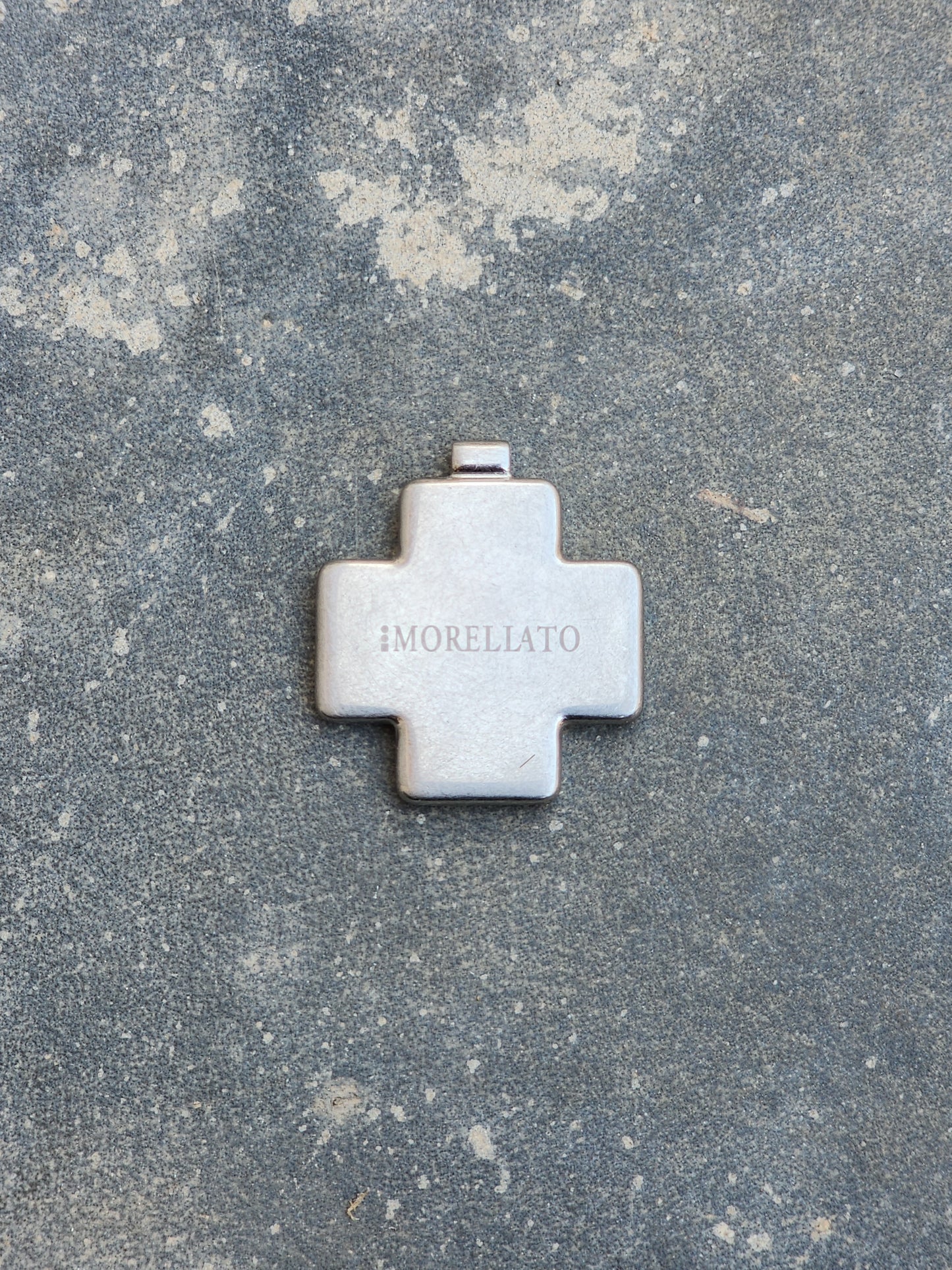 Vintage Morrelato Carbon Fibre Cross Pendant