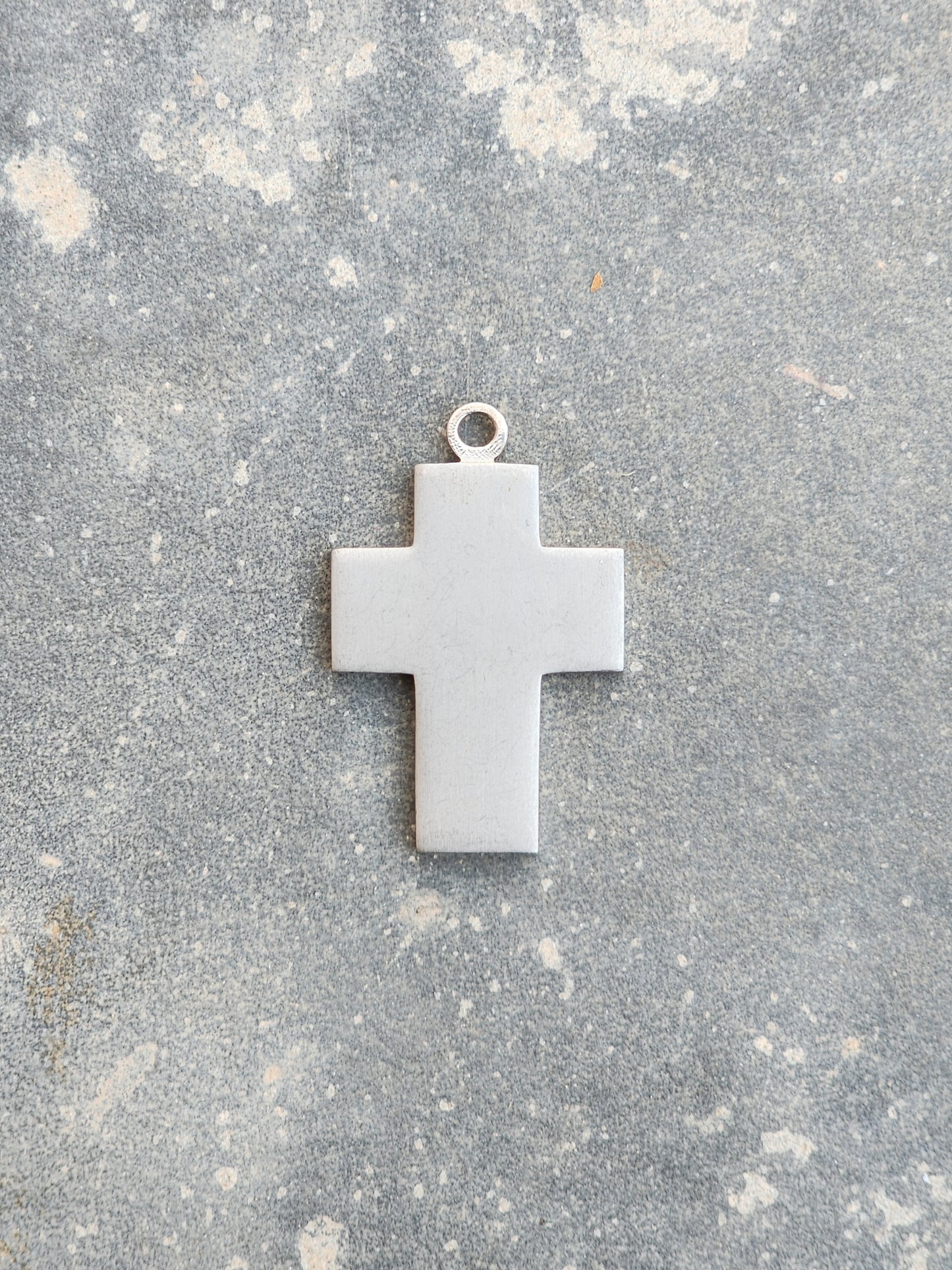 Carbon Fiber Cross Pendant