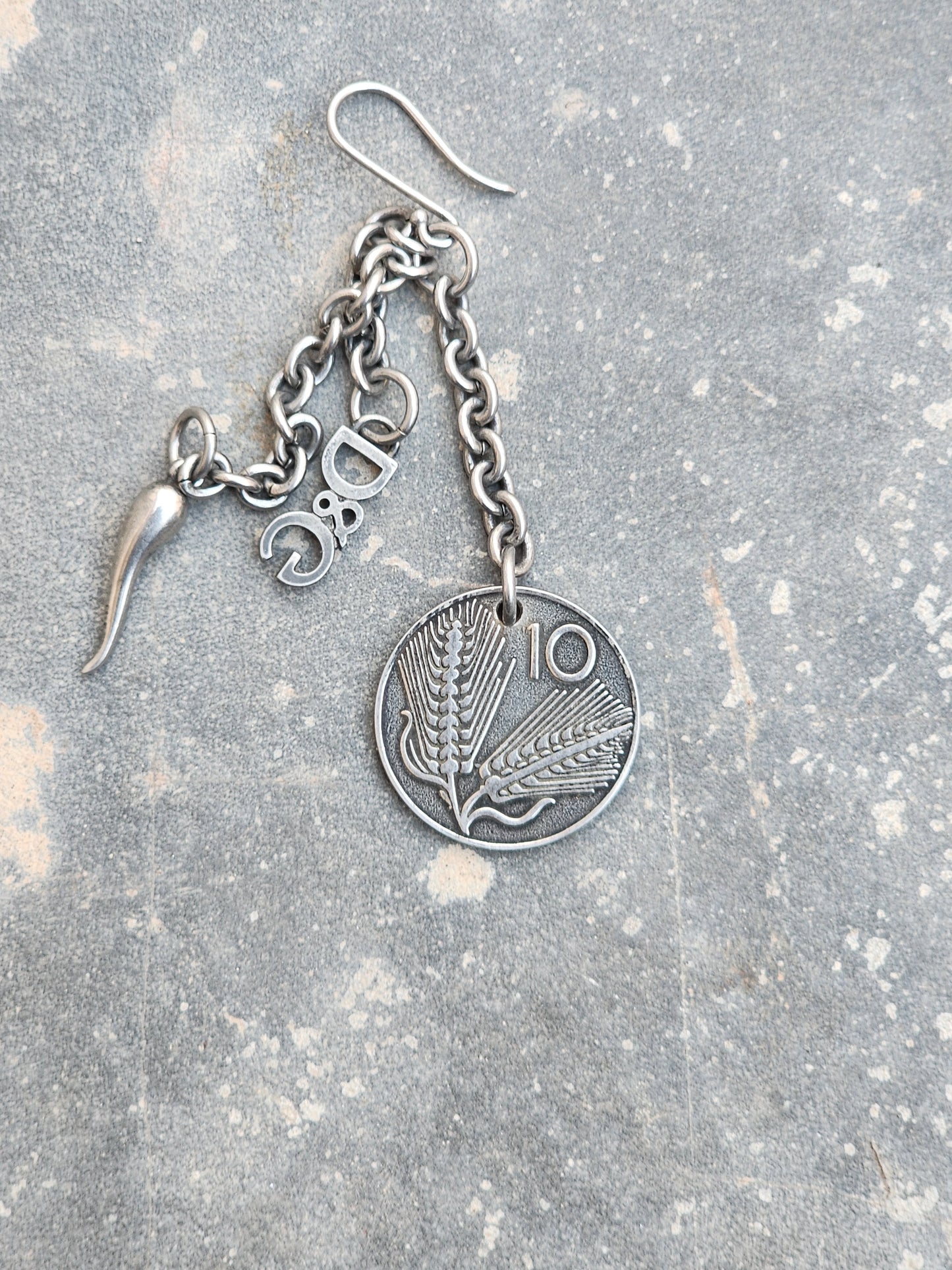 Vintage Dolce and Gabbana French Lira Pendant / Charm