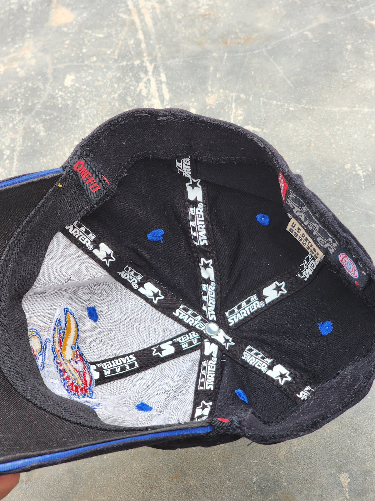 Vintage Starter Jayhawks Fitted Cap