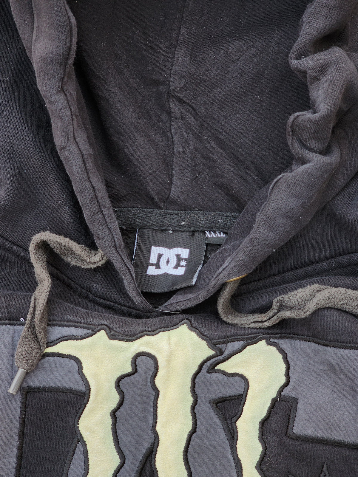 Y2K DC Shoes x Monster Energy Black Hoodie (L)