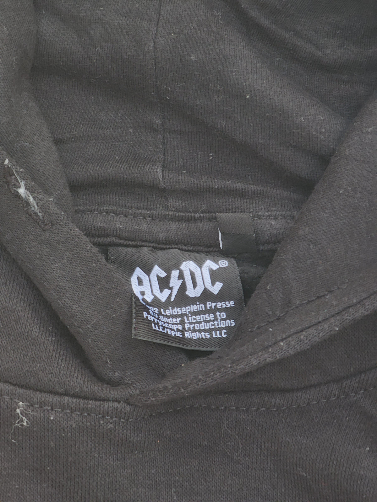 AC/DC Official Black Hoodie (M)