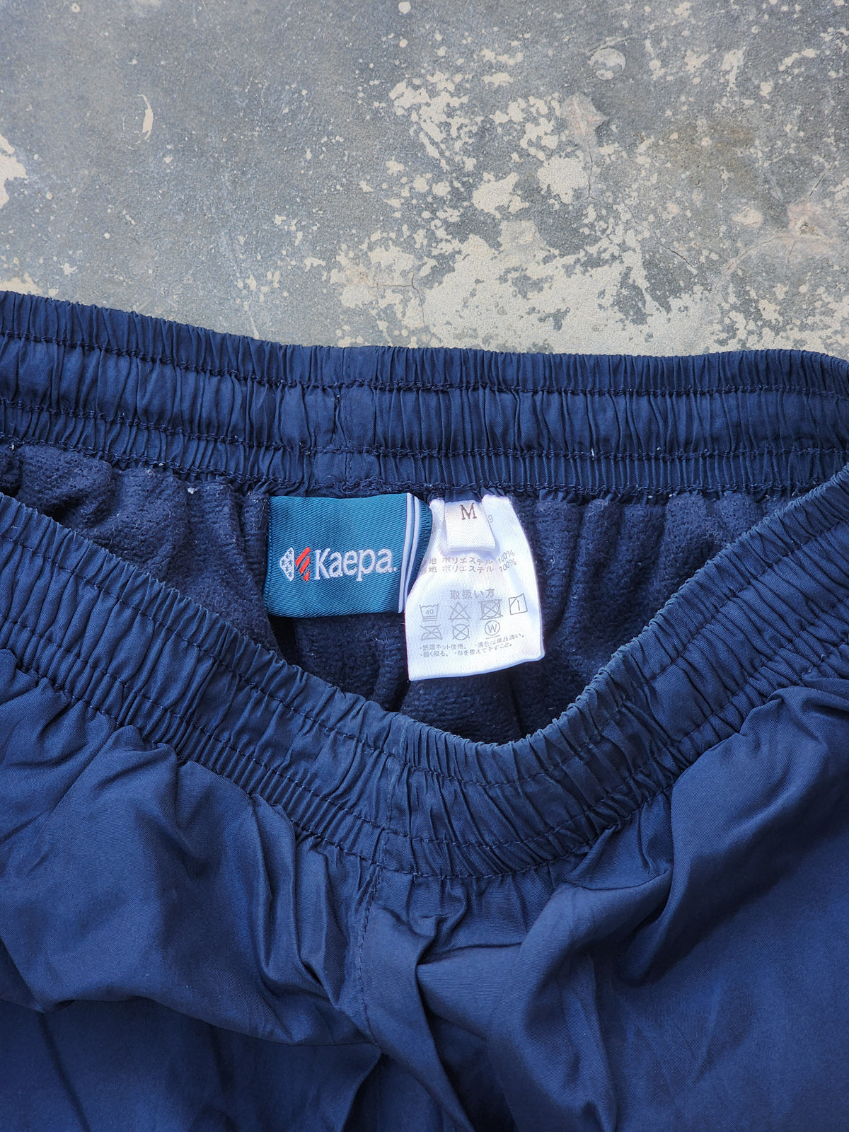 Kaepa Dark Blue White Stripe Trackpants (S)