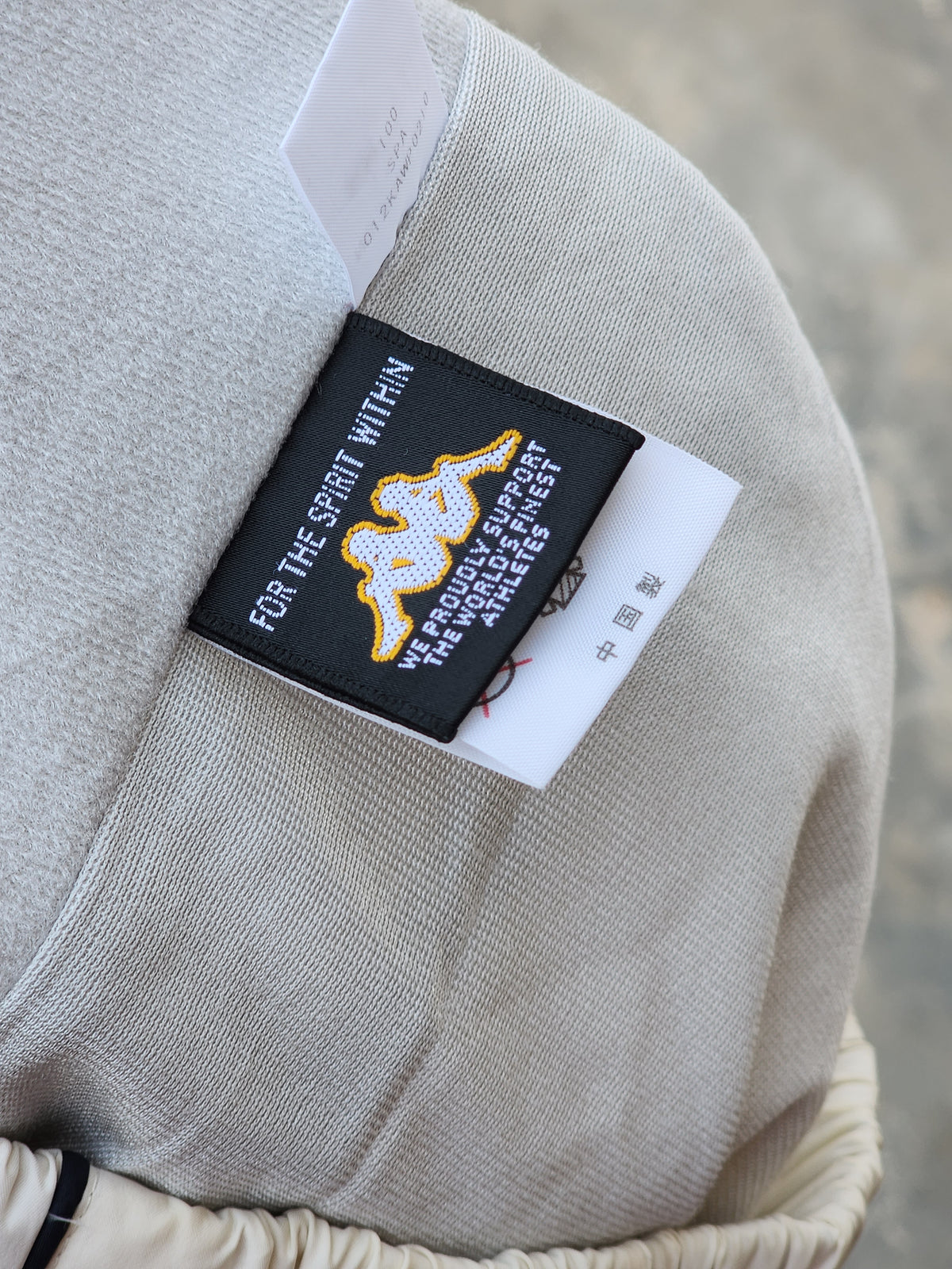 Vintage Kappa Side Striped White Trackpants (M)