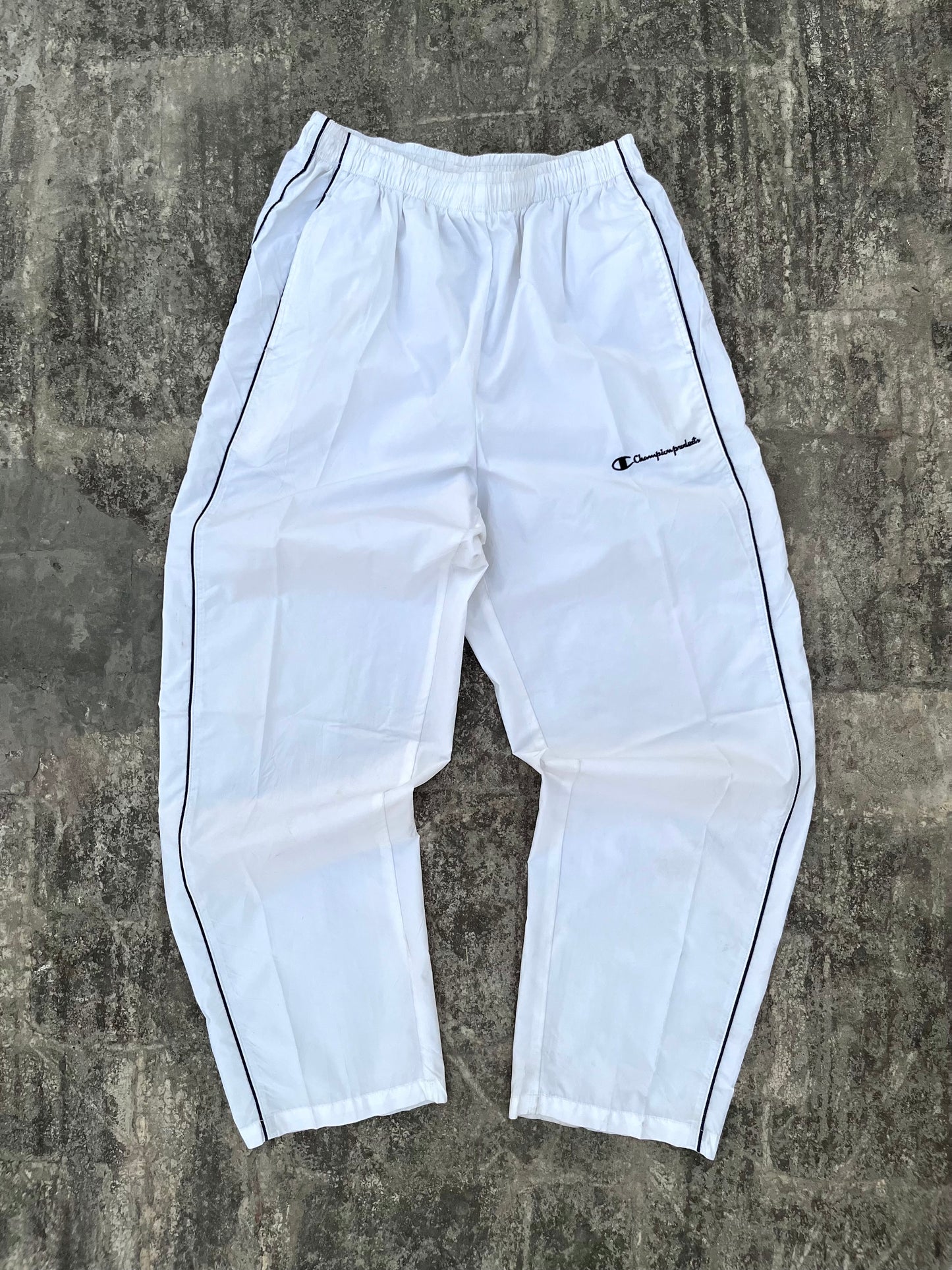 Champion White Trackpants (M)