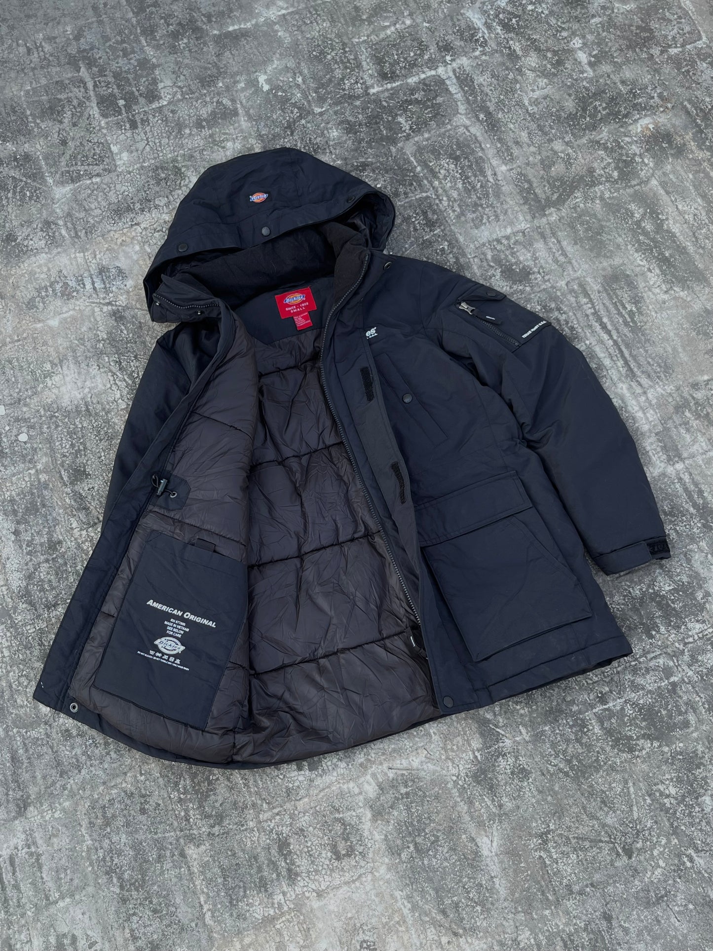 Vintage Dickies Duck Down Long Puffer Jacket (S)