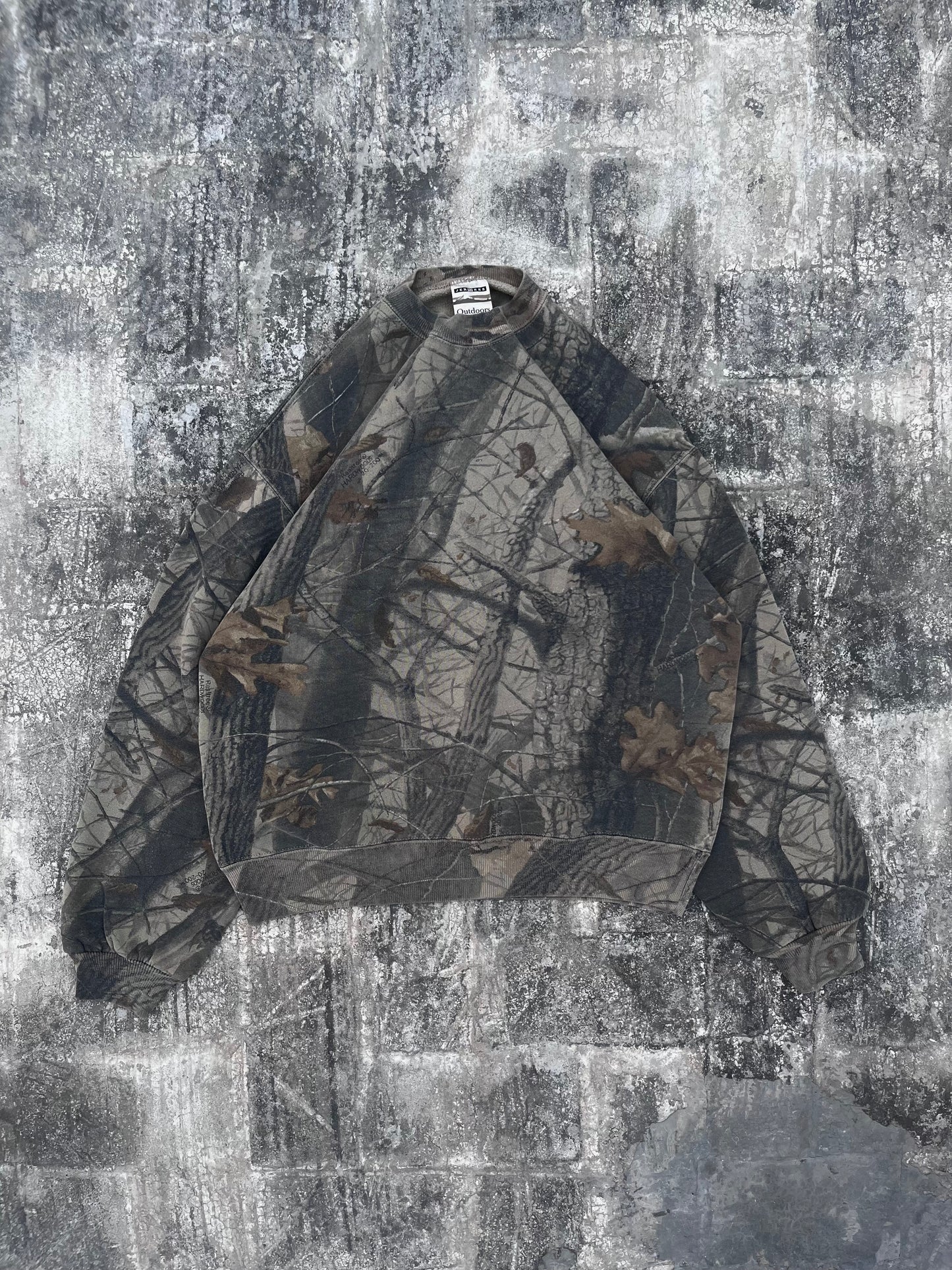 Jerseez Real Tree Oversized Camo Sweatshirt (L)