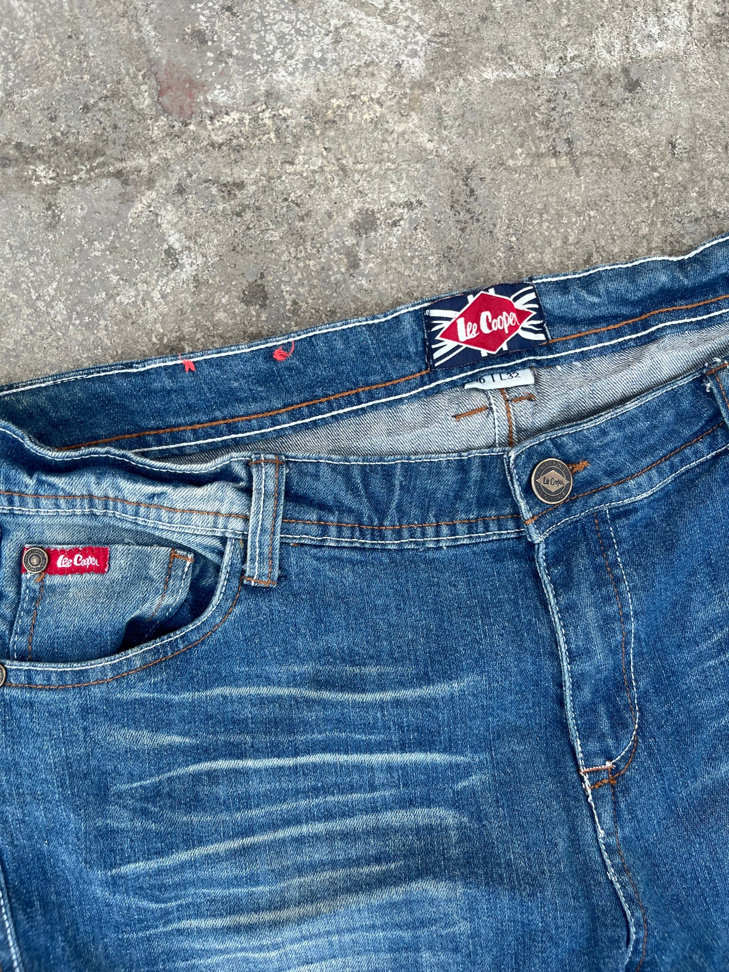 Lee Cooper Bootcut Blue Denim Jeans (35)