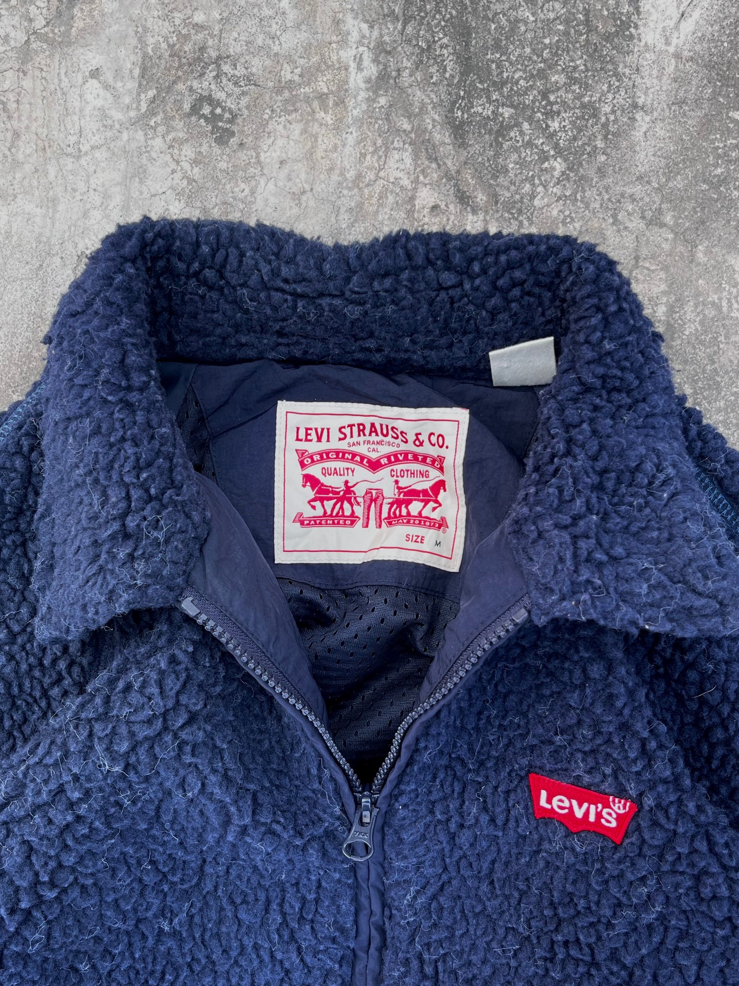 Vintage Levi's Fleece Jacket ( Rare Find ) (L)