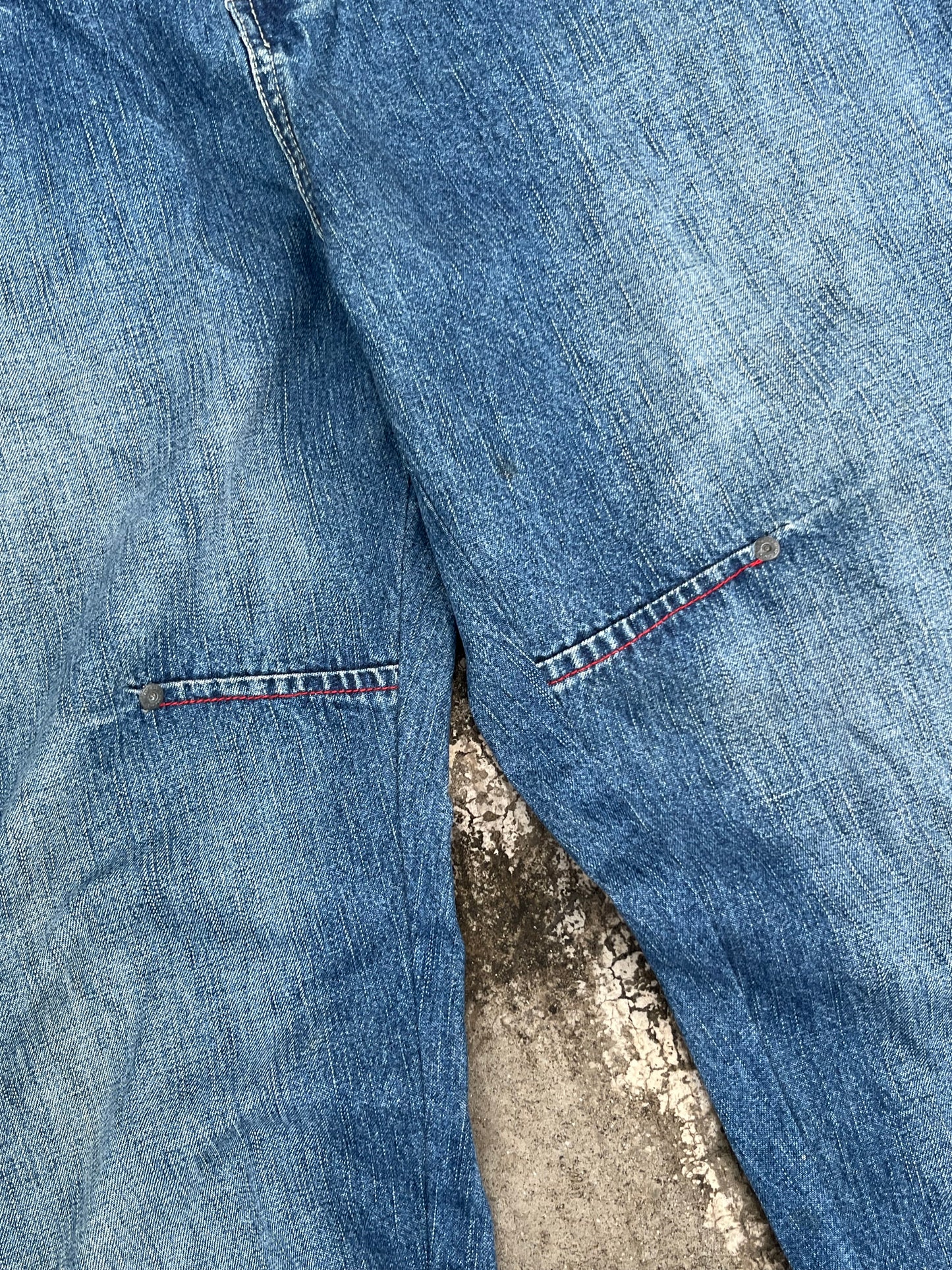 Vintage Tuttane Embroidery Baggy Jeans (34)