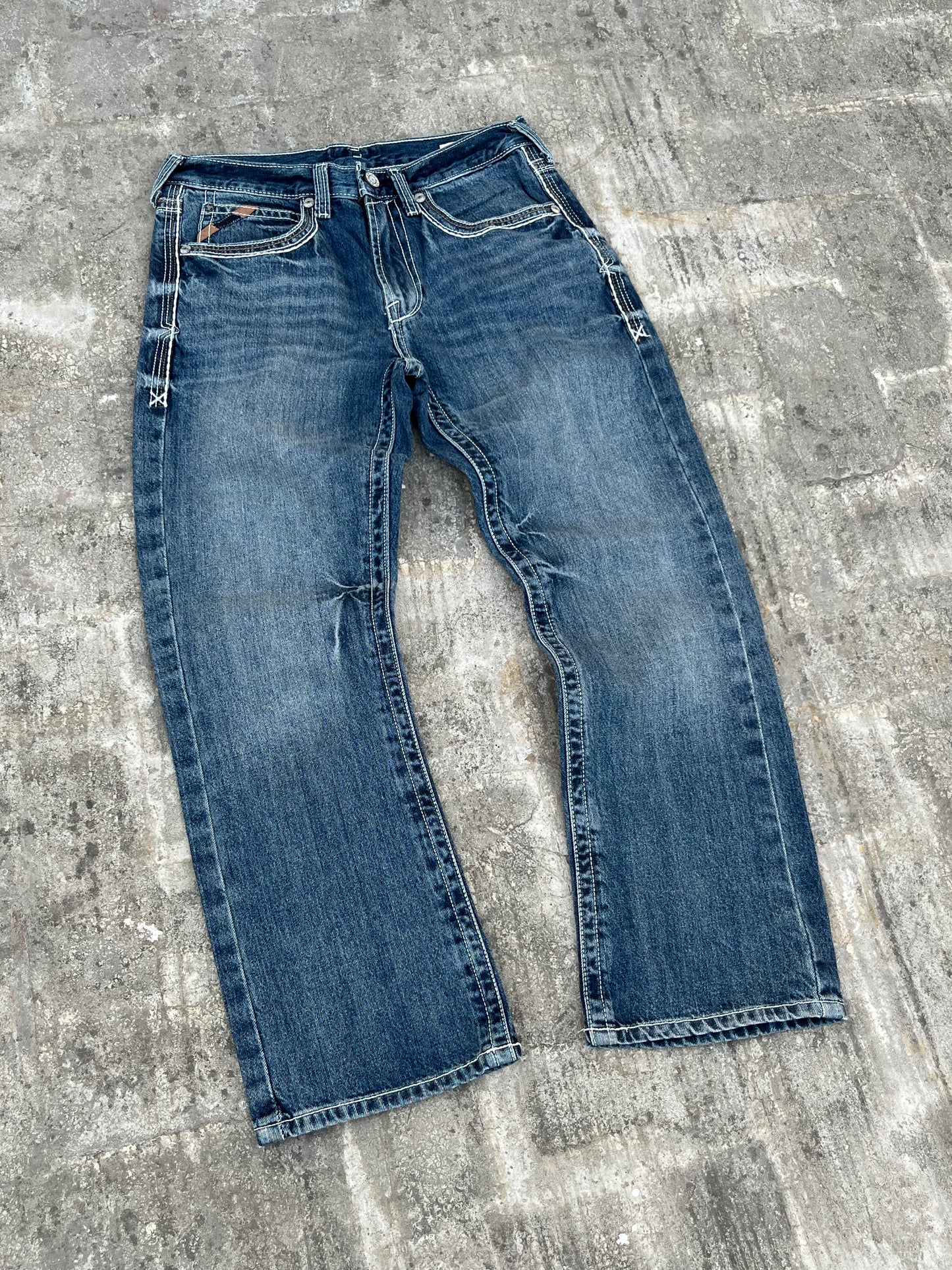 Vintage M2 Loop Lock Relaxed Bootcut Jeans (30)