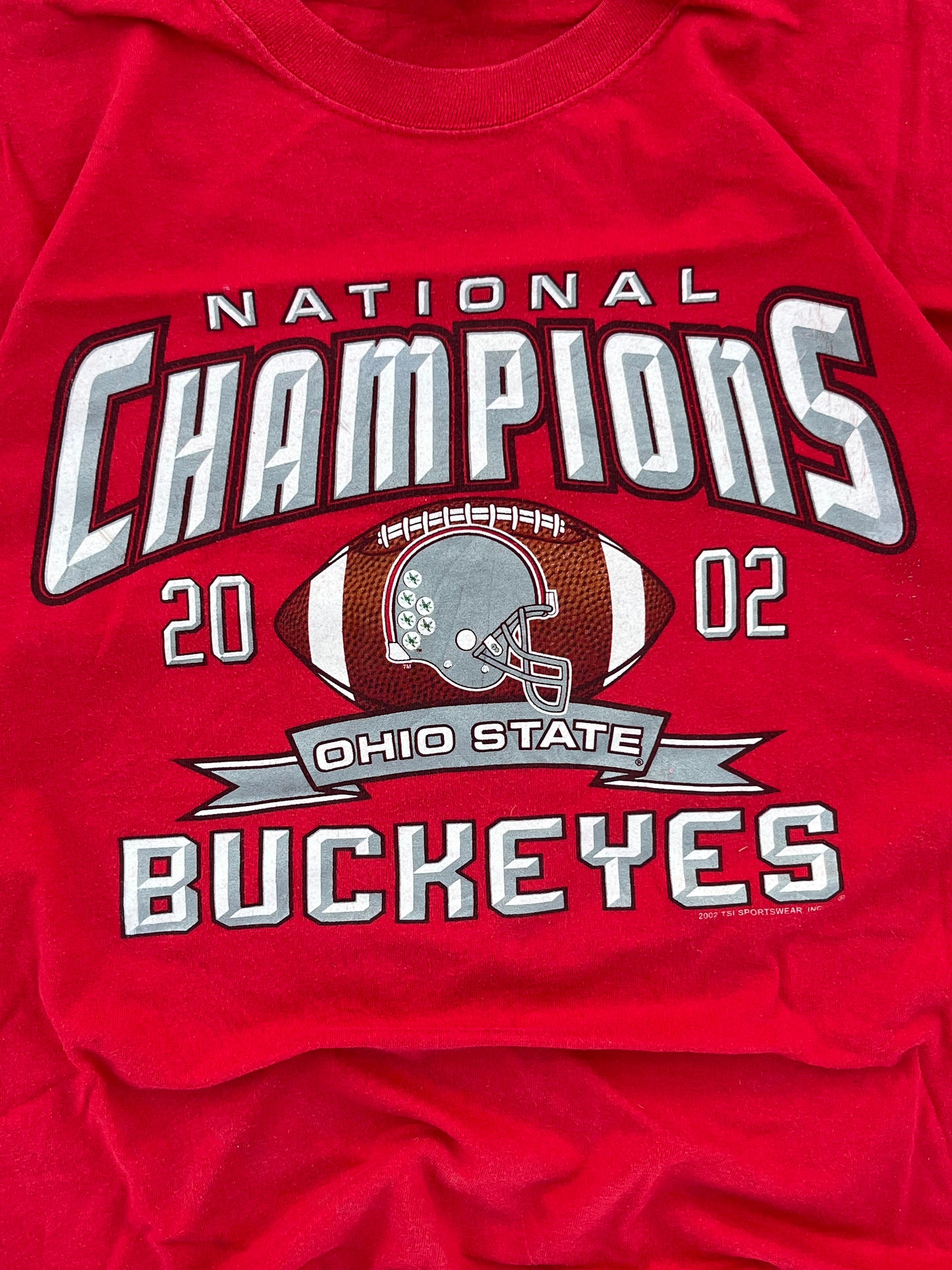 Vintage 2002 Ohio State Buckeyes National Championship Tee (L)