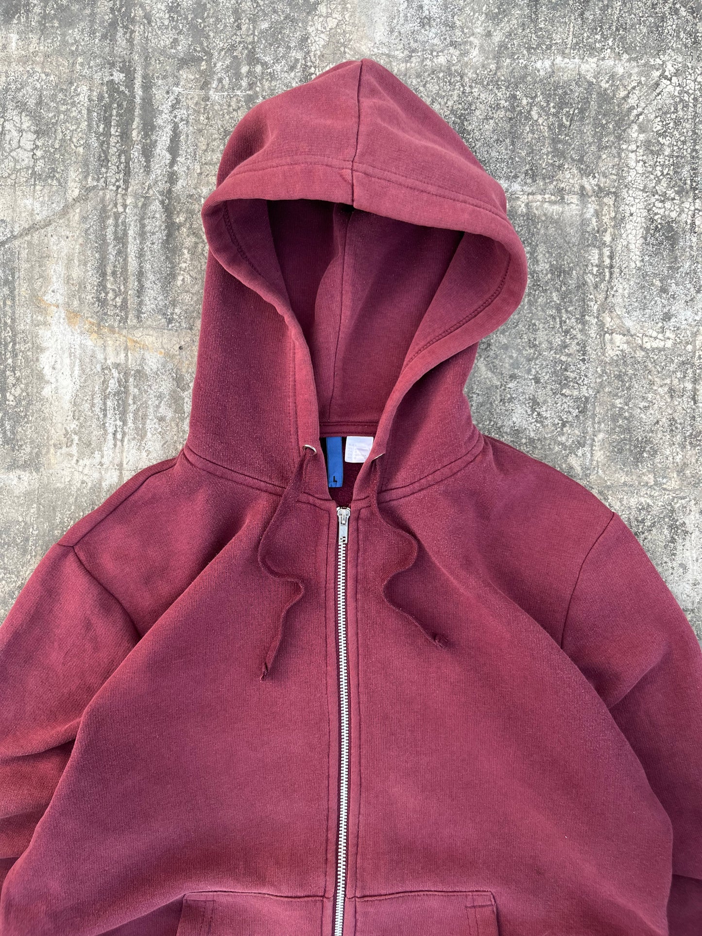 H&M Divided Maroon Zipper Hoodie (M)