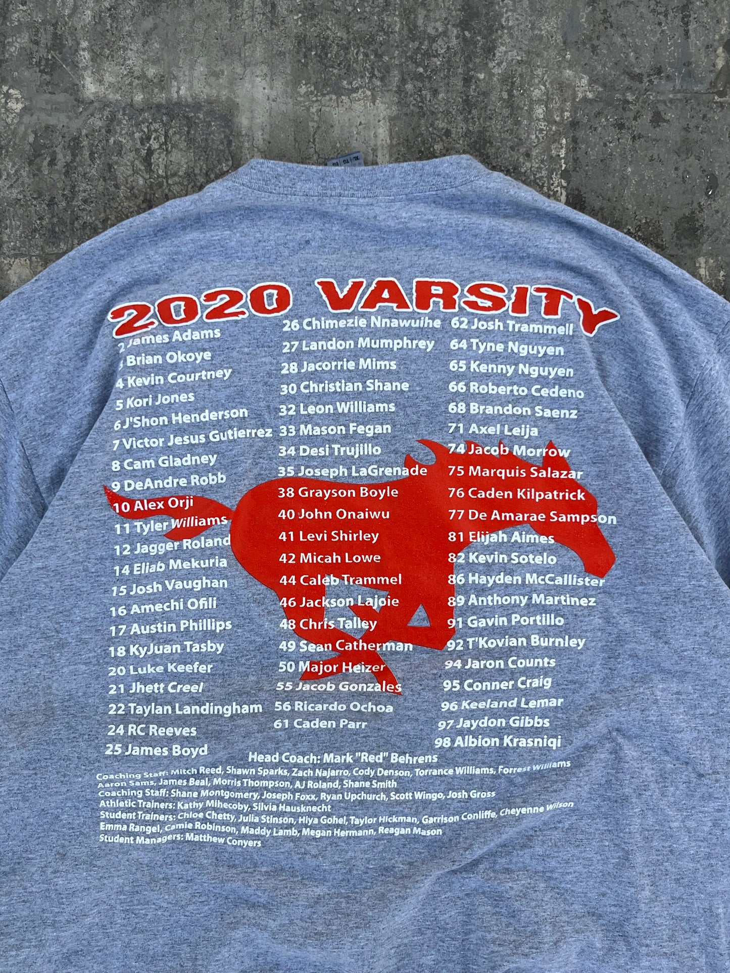 Sachse Mustangs American Football 2020 Playoffs Tee (L)