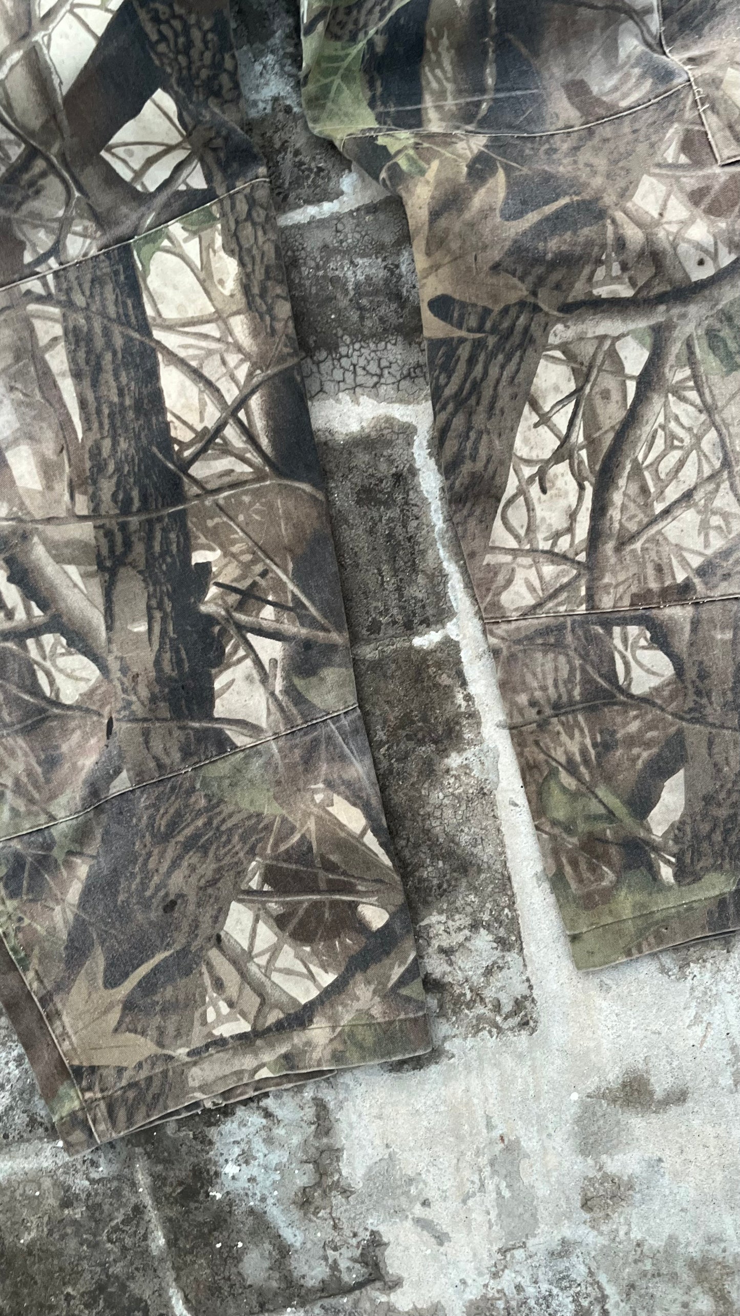 Vintage Miltec Camo Workwear Adjustable Waist Pants (34-42)