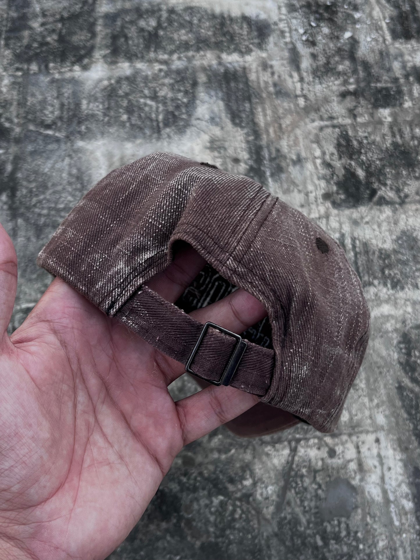 Lacoste Brown Denim Cap