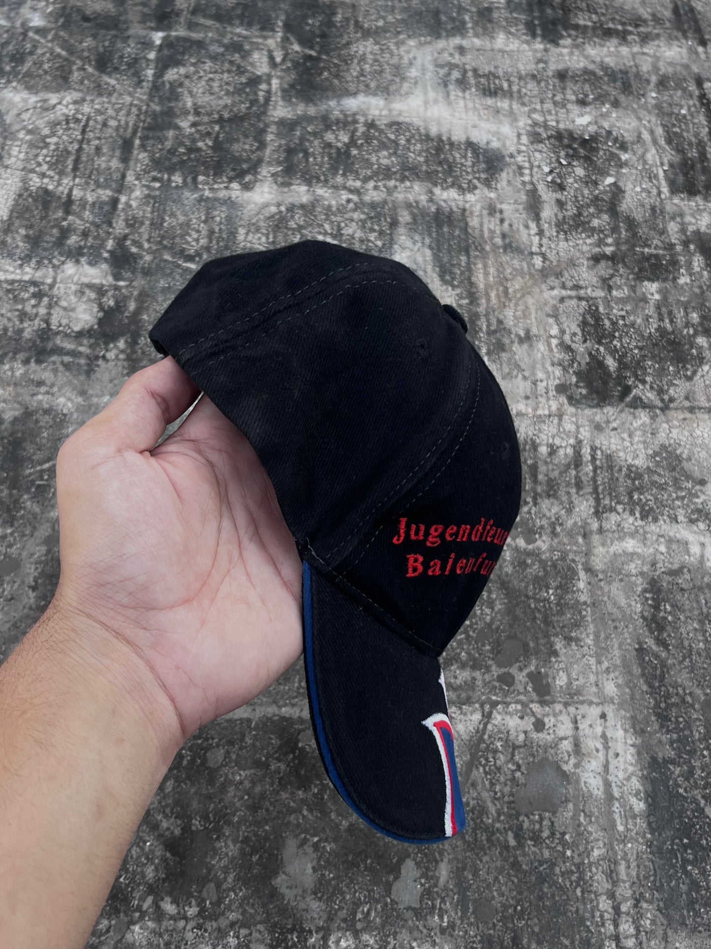 Blue Flames Vintage Cap