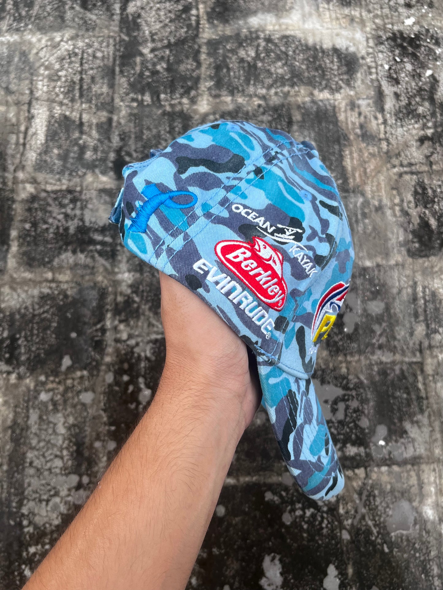 Pirtek Fishing Blue Camo Cap