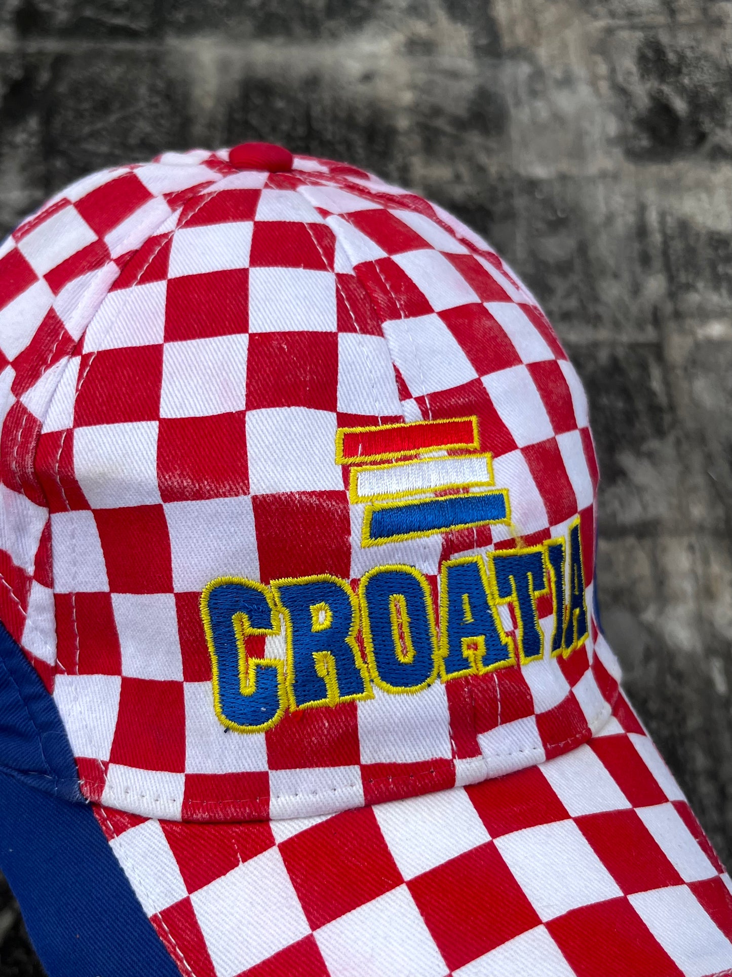 Croatia Checkered Cap