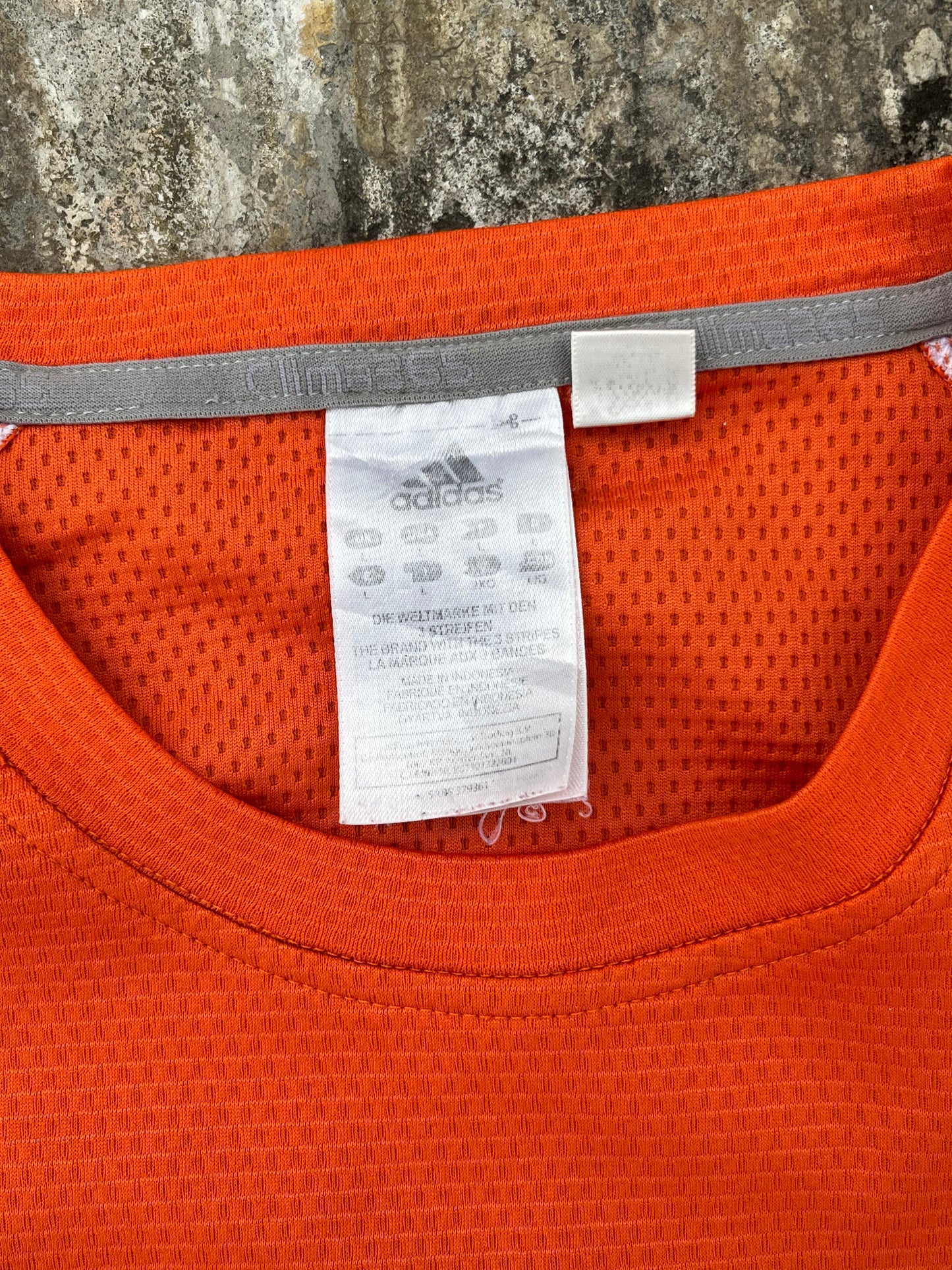 Vintage Adidas Orange SportScheck BMW Jersey (M/L)
