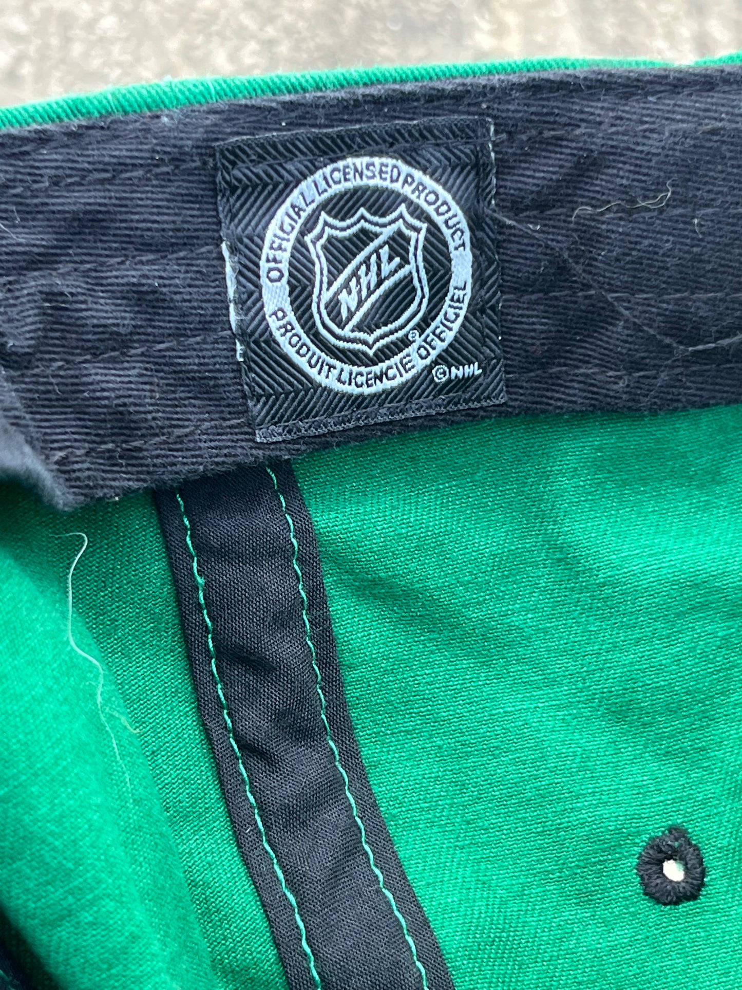 Vintage Green NHL Dallas Stars Ice Hockey Team Cap