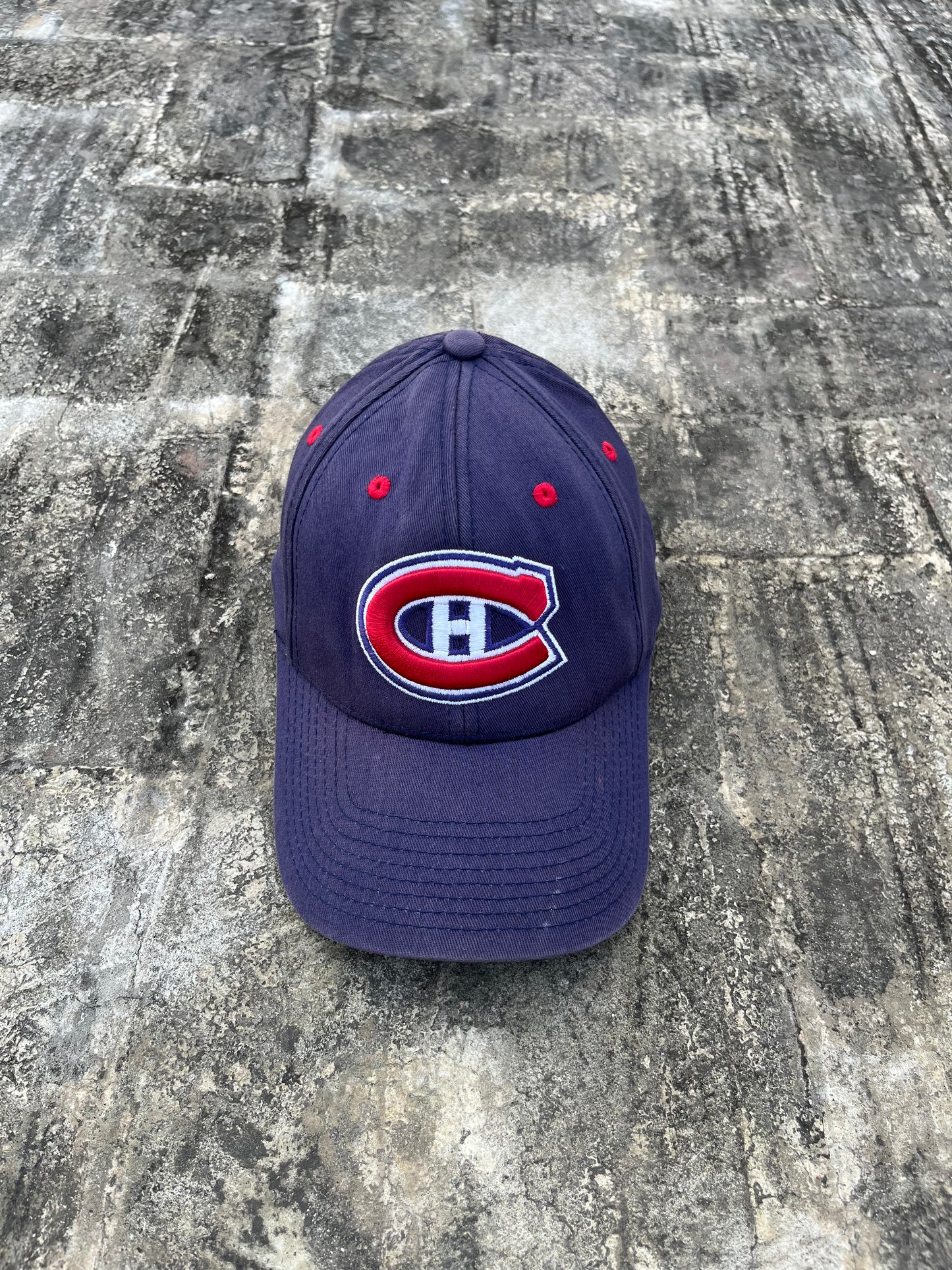 Vintage NHL Montreal Canadiens Old Time Hockey Fitted Cap