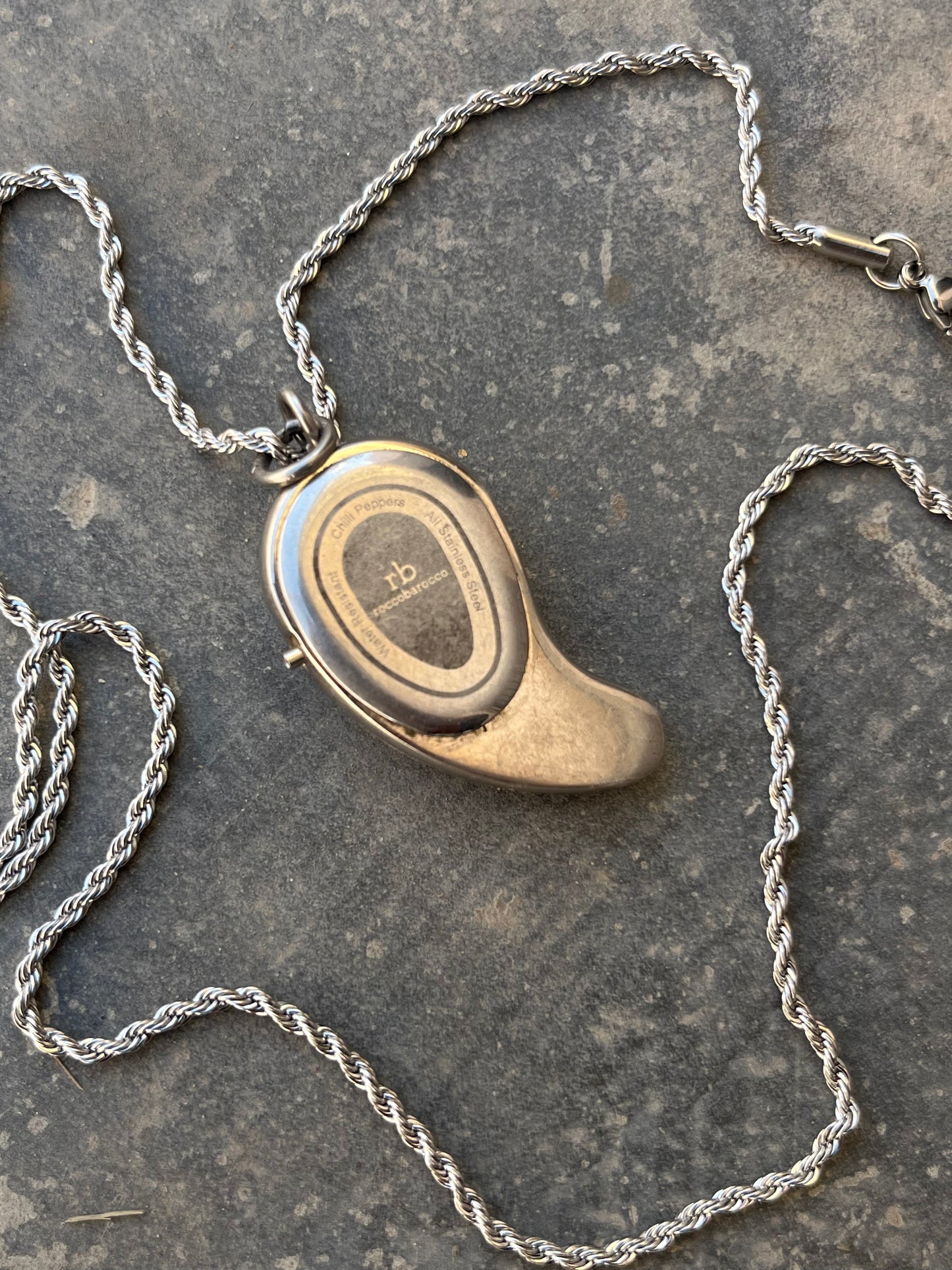Roccobarocco Vintage Timepiece pendant (Rare Find)