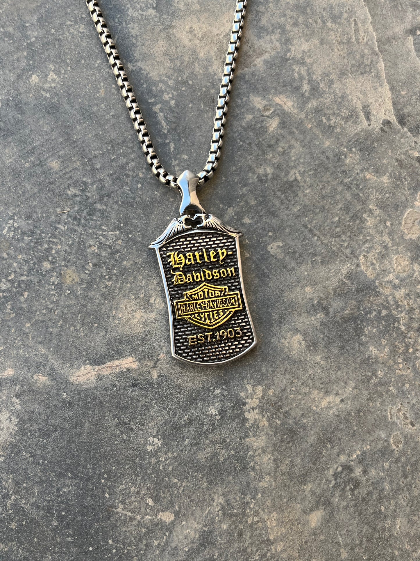 Vintage Harley Davidson Pendant