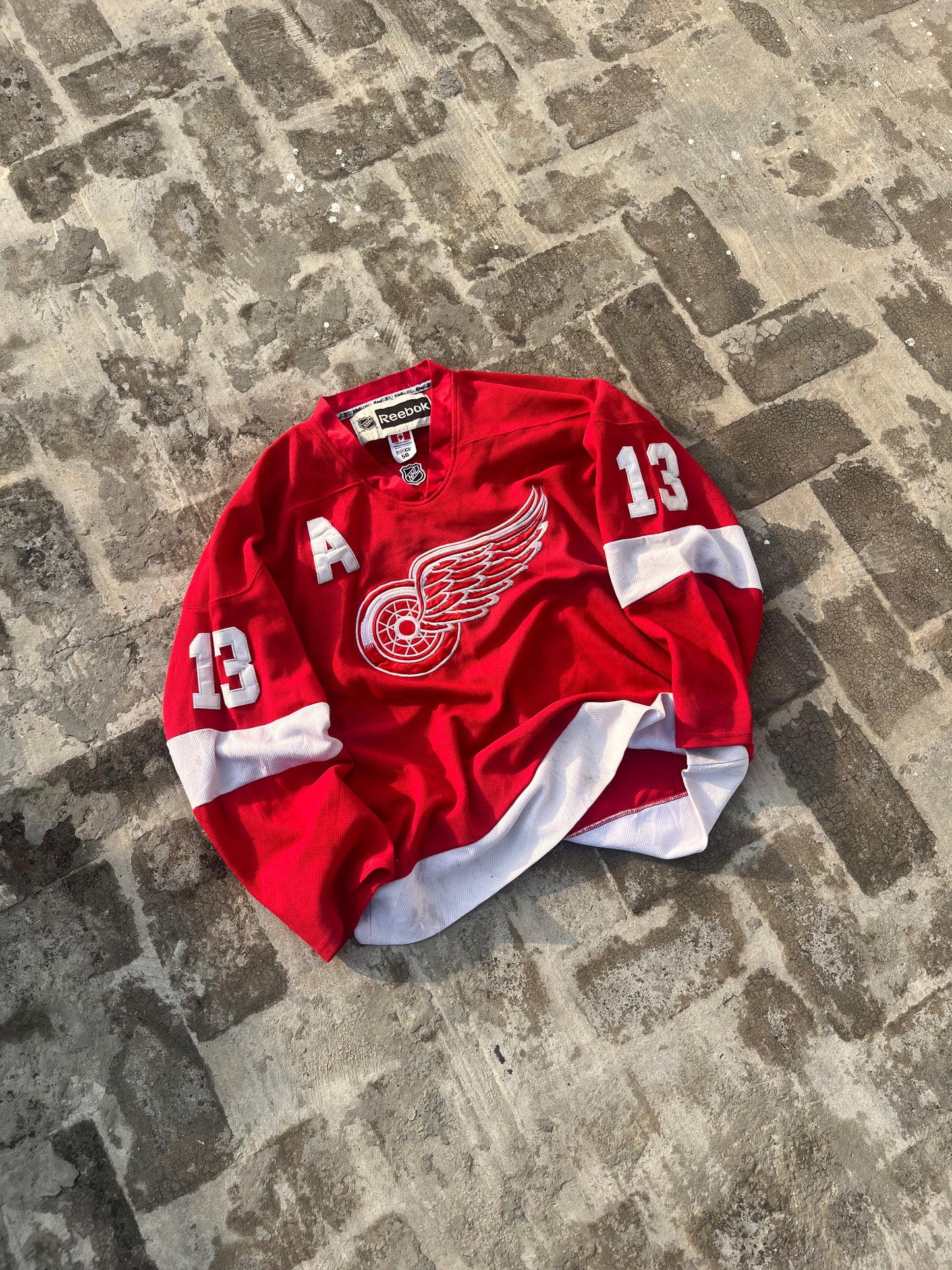 Vintage Reebok NHL Detroit Red Wings Pavel Datsyuk#13 Jersey (Rare) (L/XL)