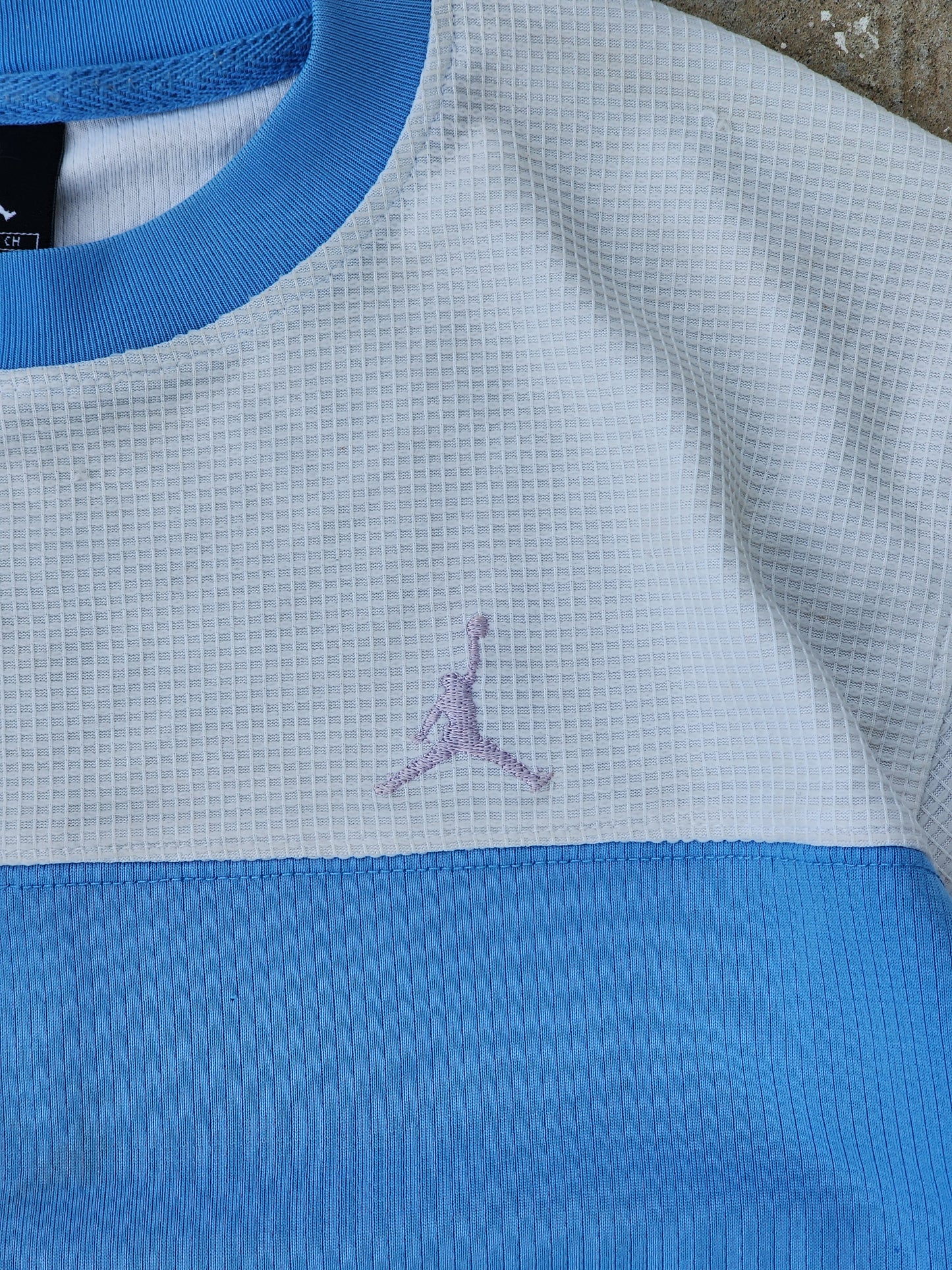 Nike Jordan Blue-White Full Sleeves Jersey (M)