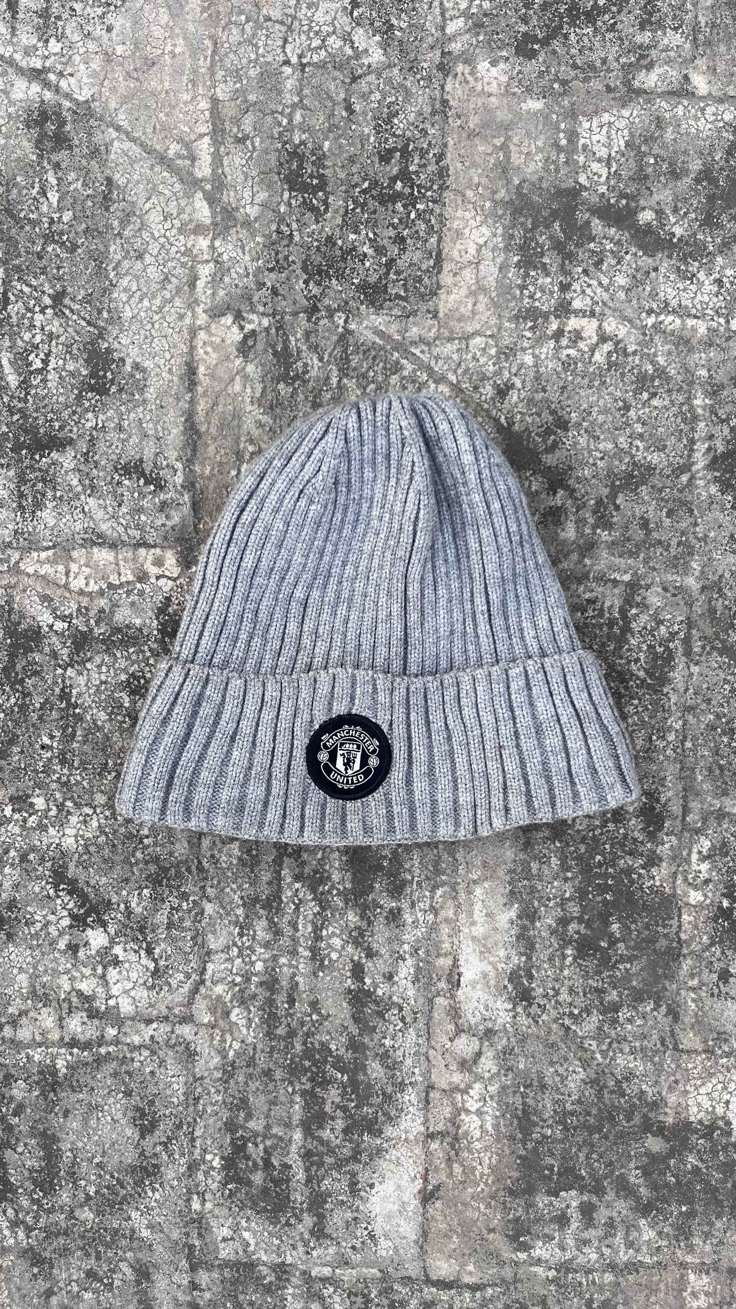 Manchester United Grey Knitted Beanie