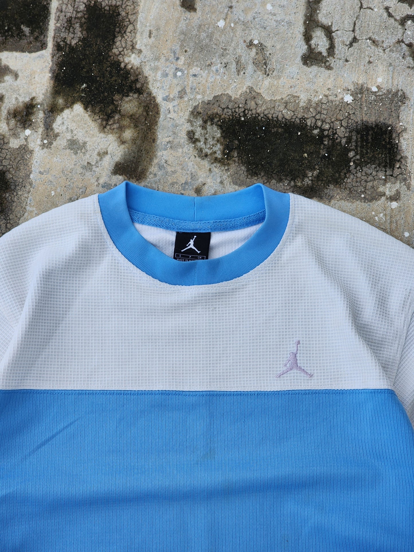 Nike Jordan Blue-White Full Sleeves Jersey (M)