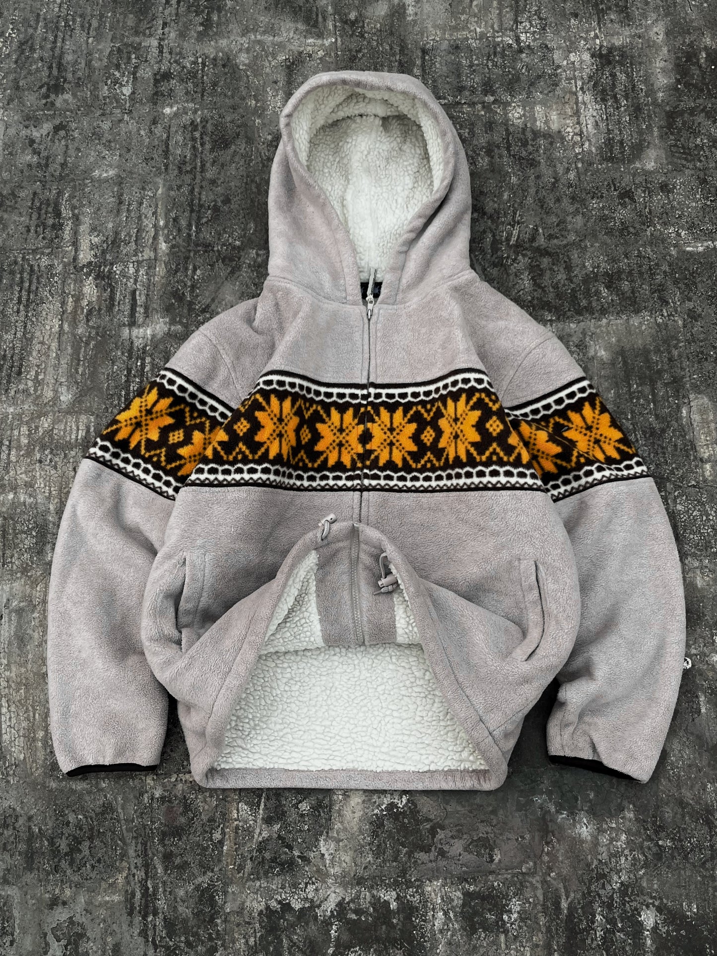 Vintage Ancestress North Sea Double Layered Hooded Jacket (L)