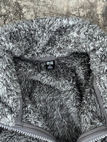 Uniqlo Grey Fur Fleece Zipper (M/L)