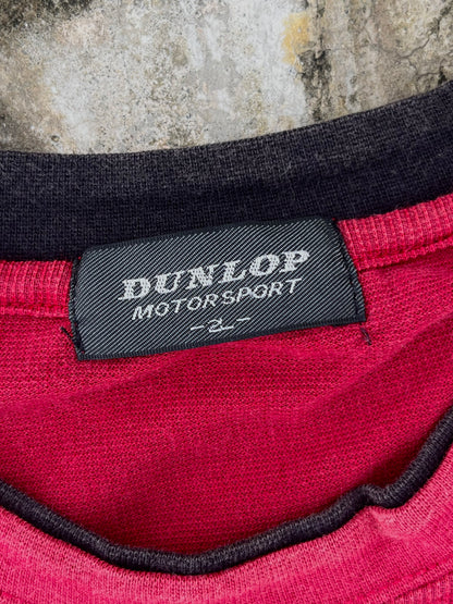 Vintage Dunlop Motorsport Waffle knit Texture Tee (L)