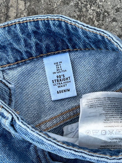 & Denim Straight Baggy Fit Jeans (29)